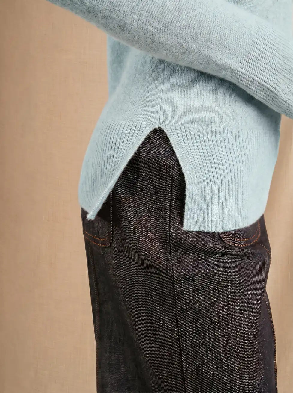 CAM sweater turtleneck lagoon green
