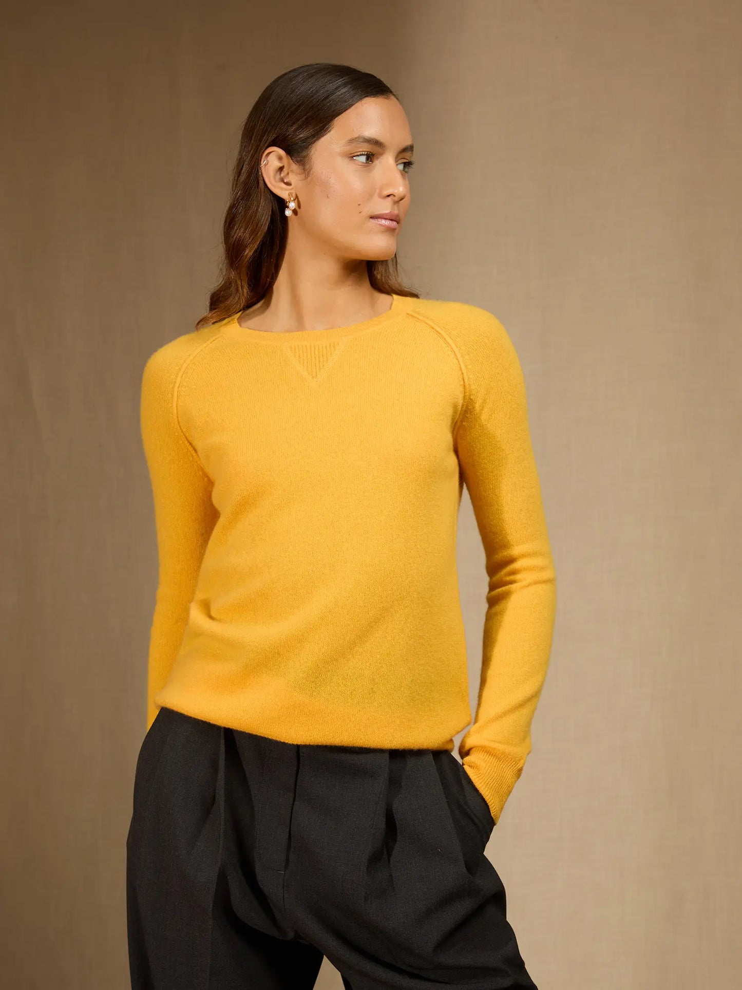 WILMA sweater crew neck loquat