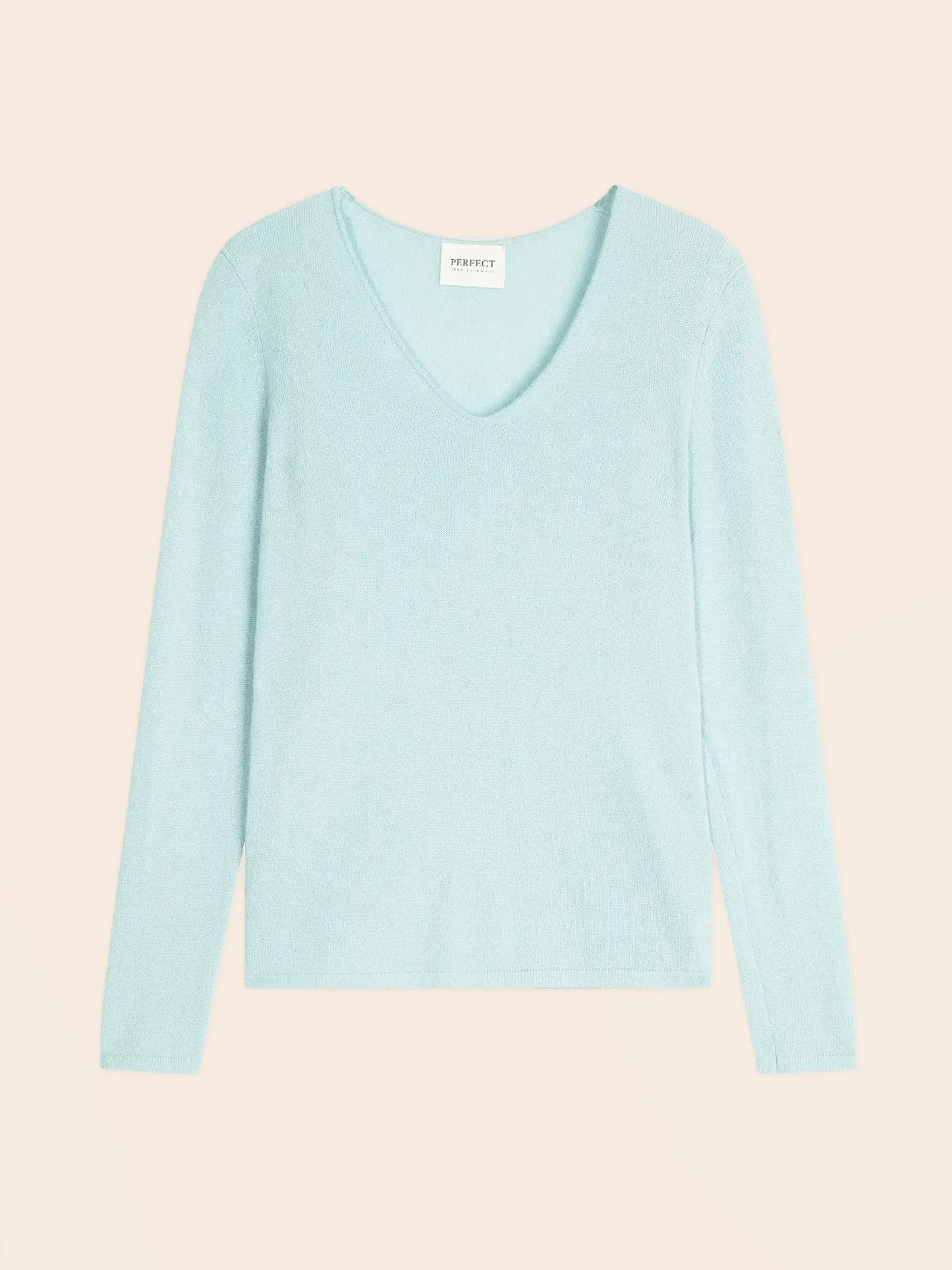 SHANNON sweater v-neck lagoon green