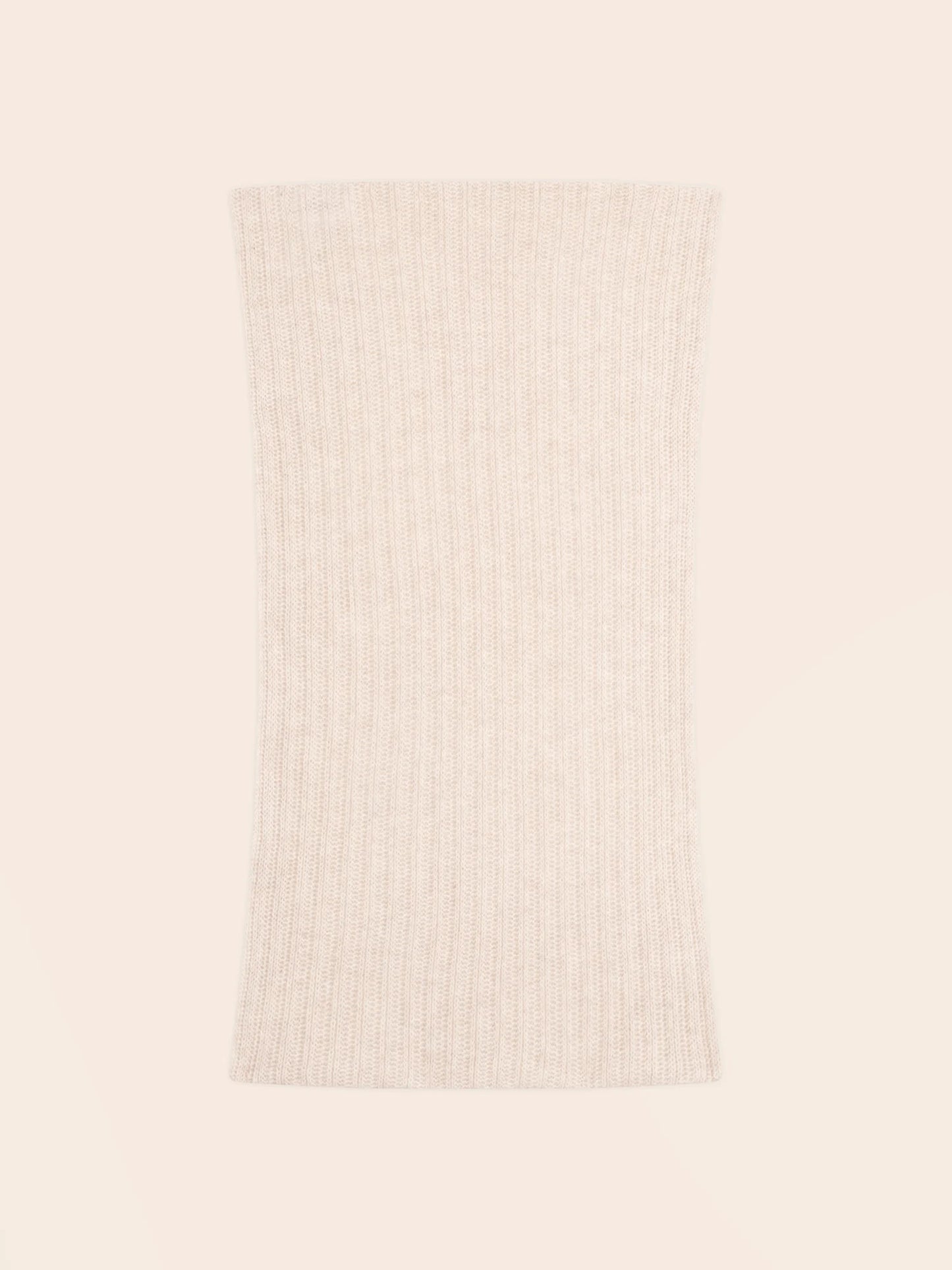 CLODY neck warmer 4 ply heather beige