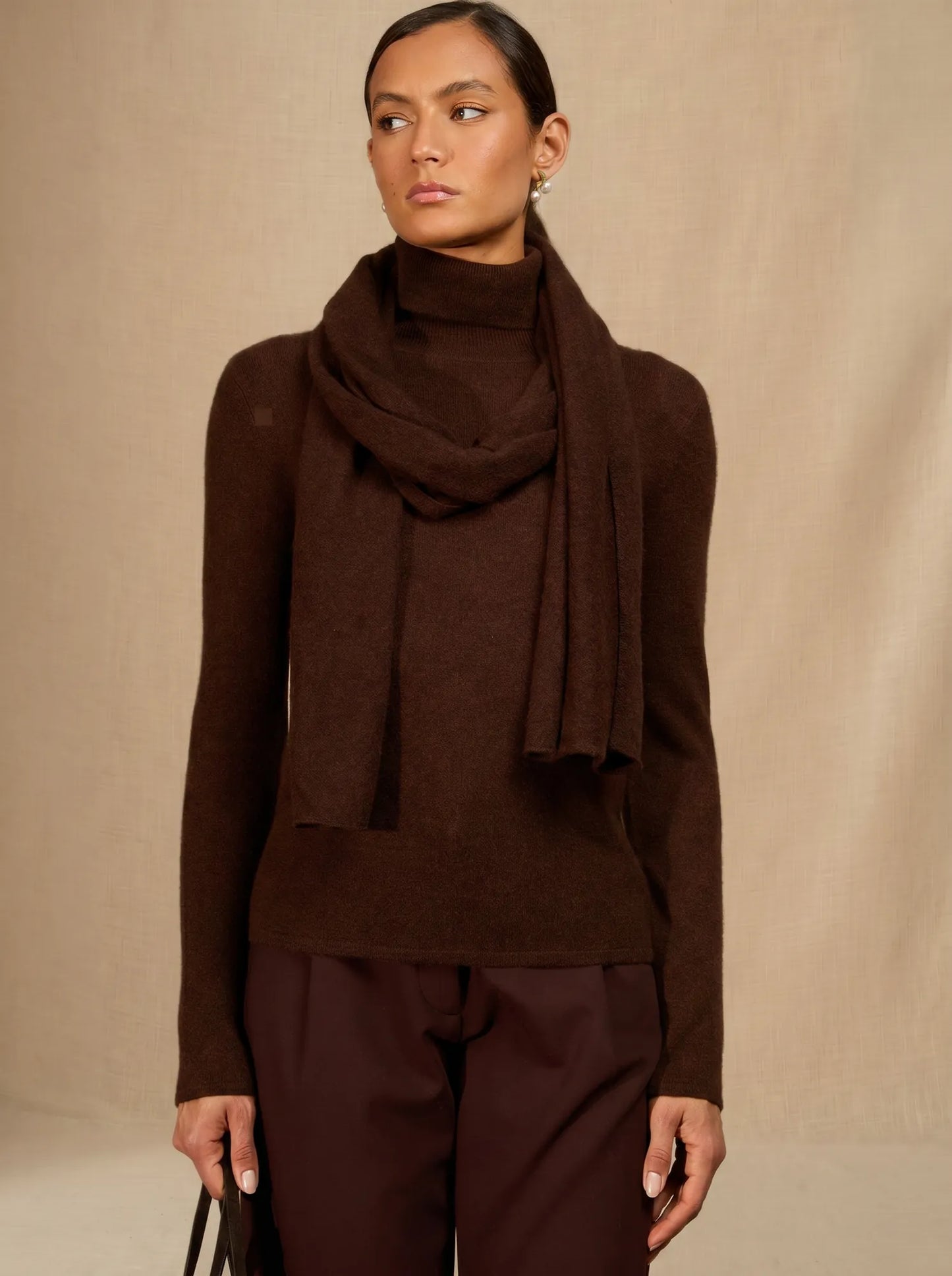 KELLY scarf coffee