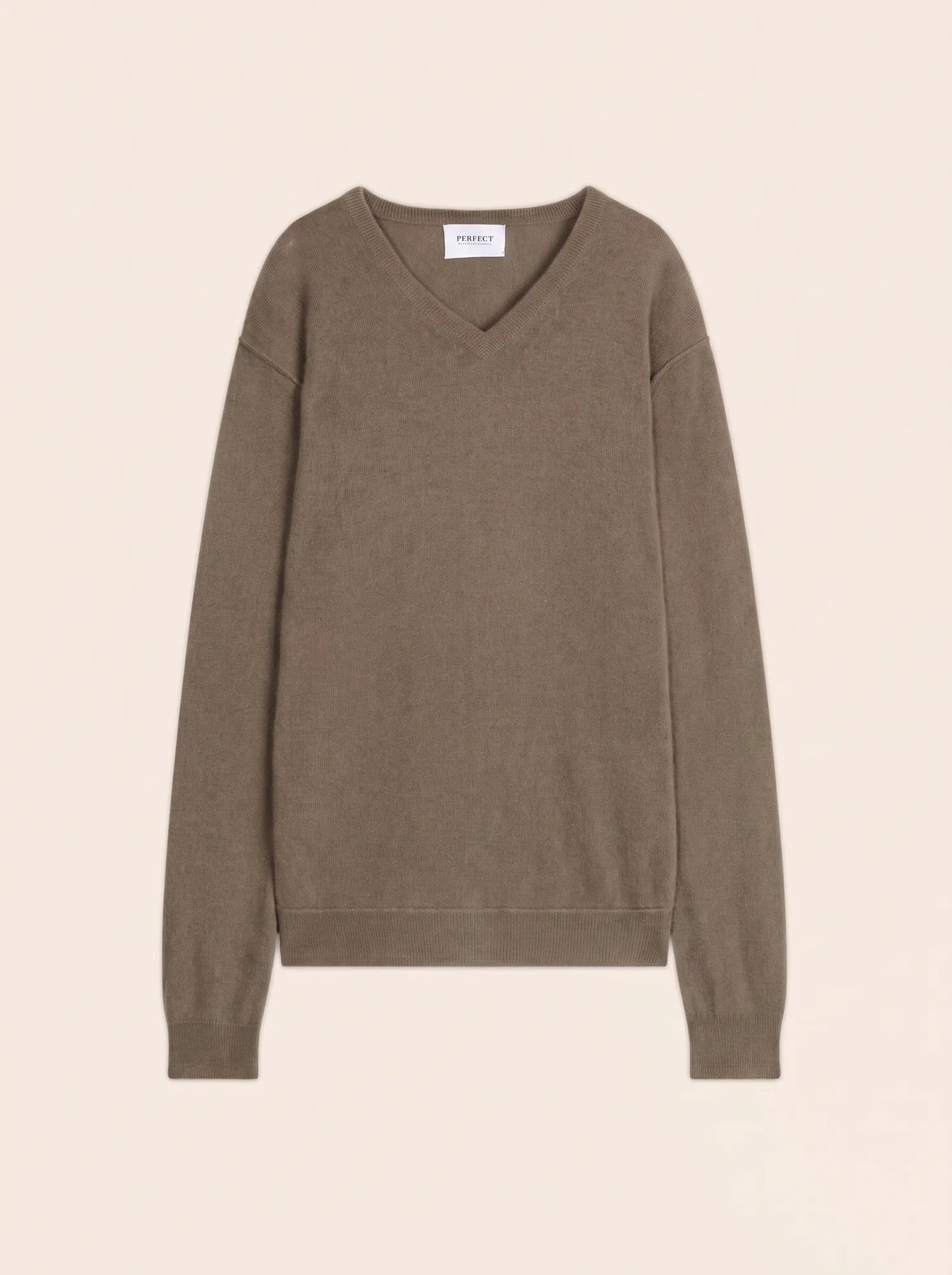 LORENZO sweater v-neck army green