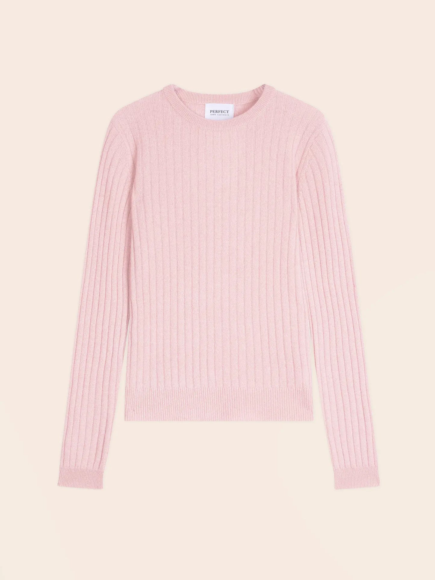 KYLIE sweater crew neck powder pink