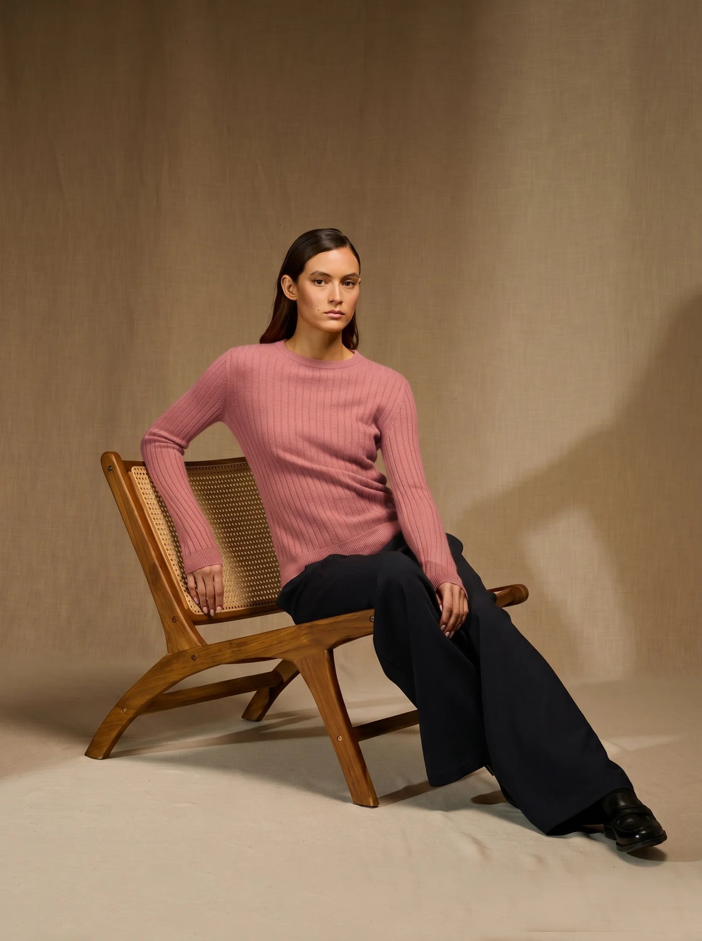 KYLIE pullover rundhalsausschnitt pétale