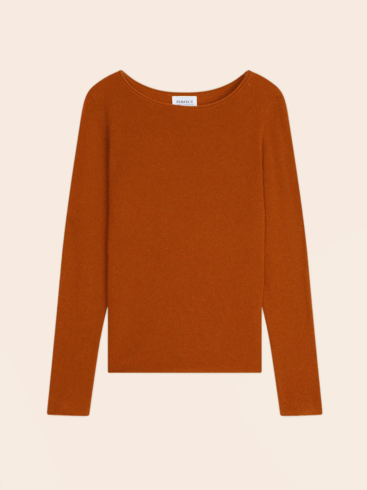 MEGAN pullover u-boot-ausschnitt safran