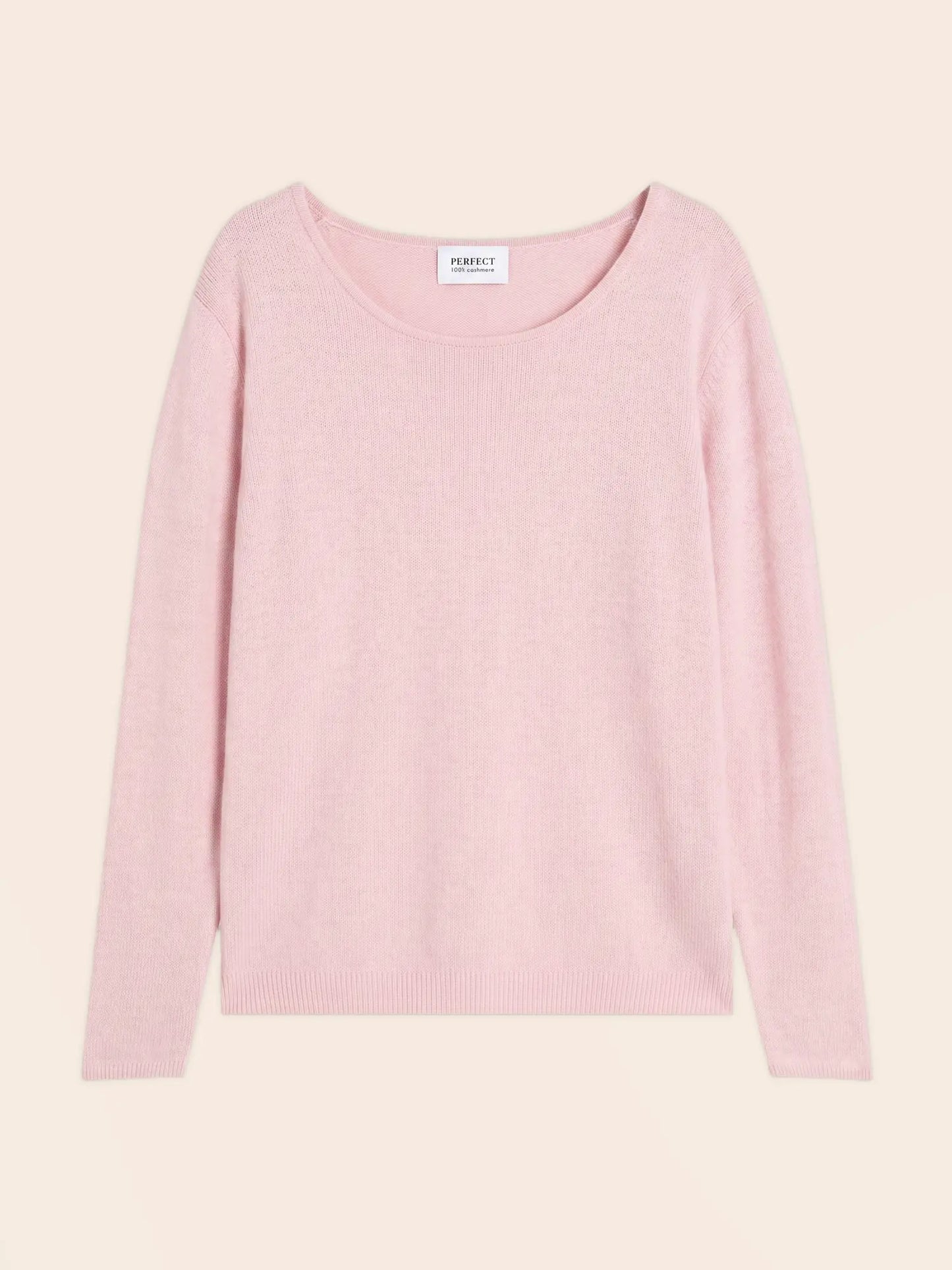 LINDSAY sweater crew neck powder pink