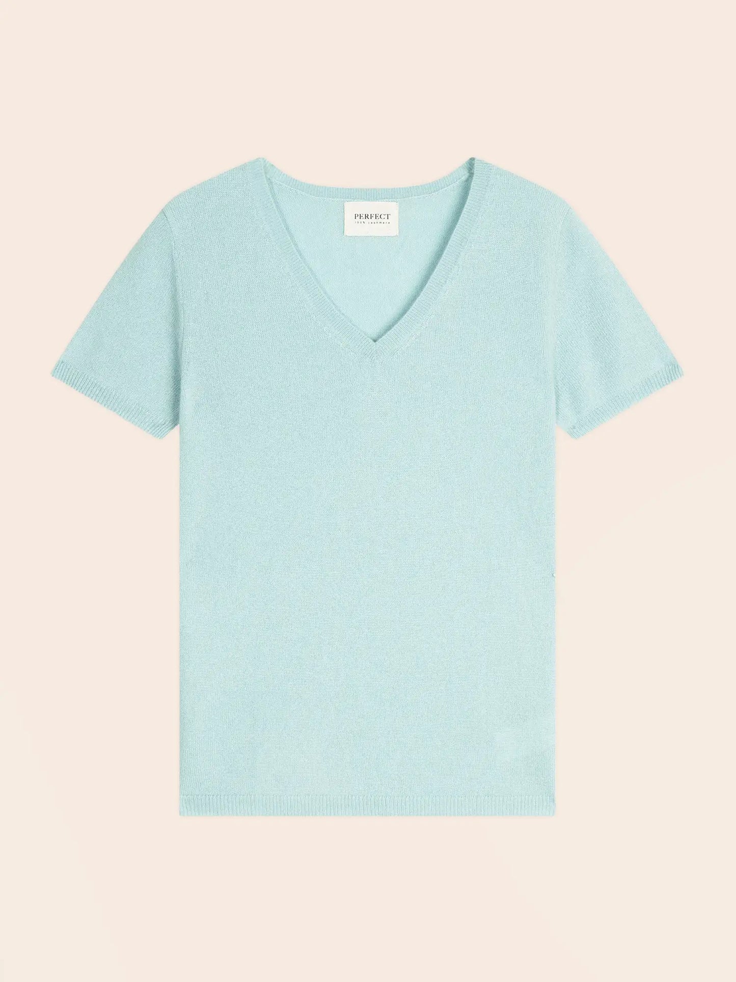 EFIMIA t-shirt v-neck lagoon green