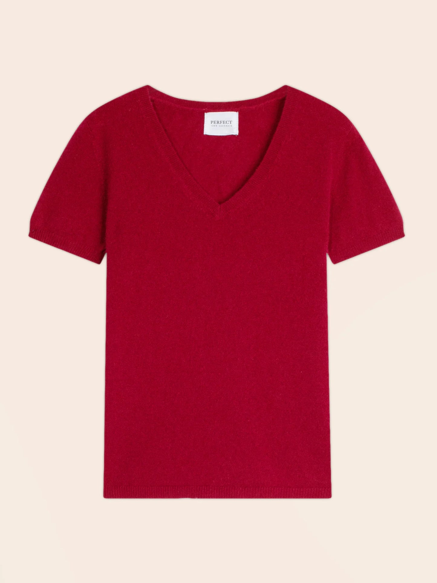 EFIMIA t-shirt v-neck raspberry