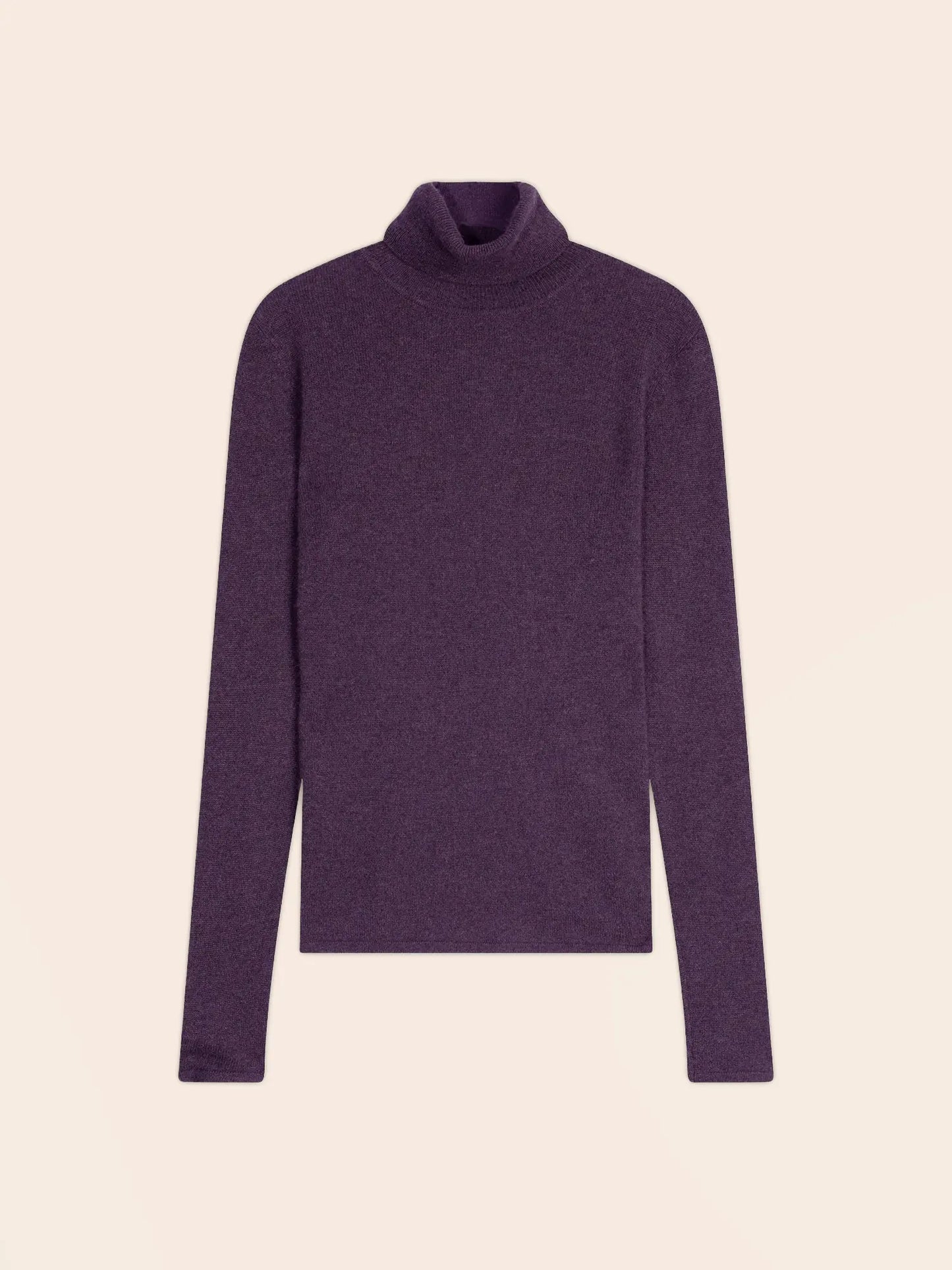 ASHLEY sweater turtleneck heather purple