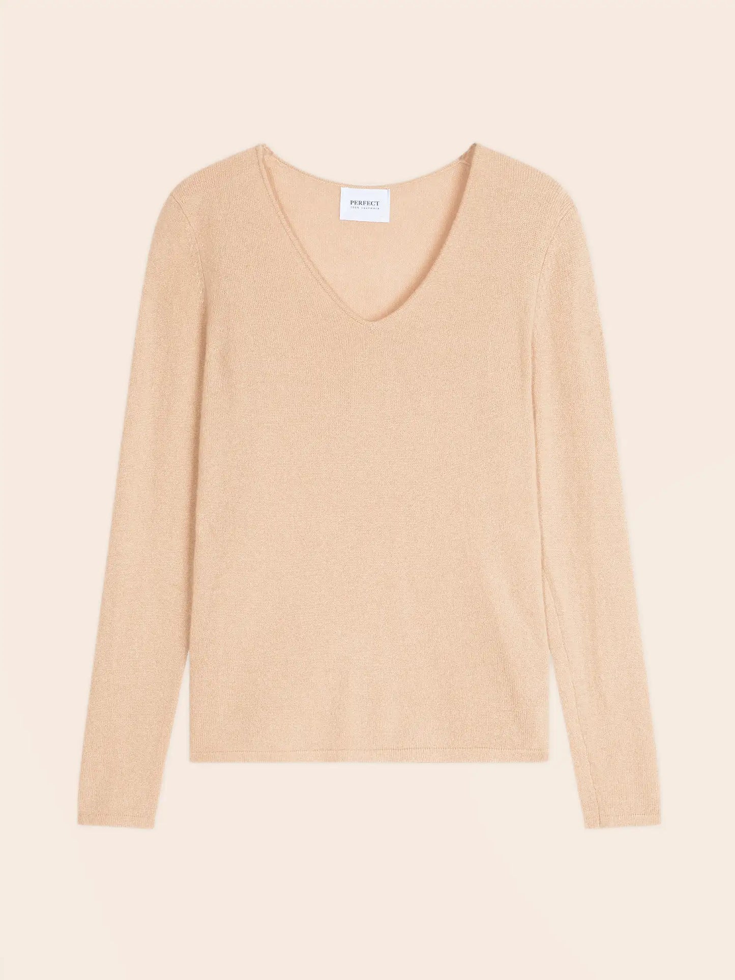 SHANNON sweater v-neck beige