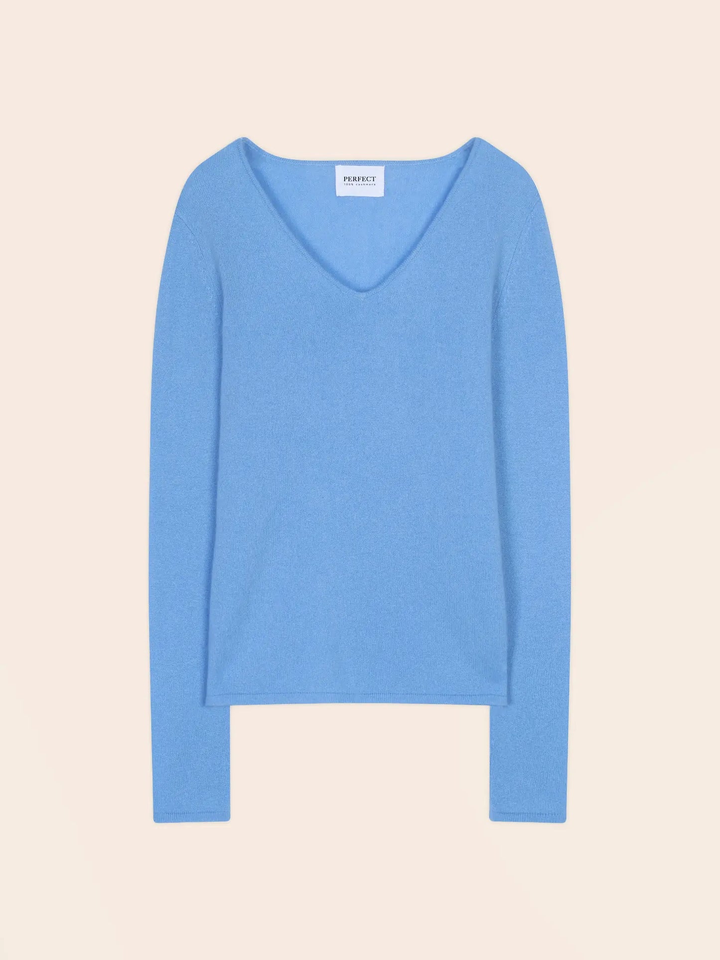 SHANNON sweater v-neck baby blue