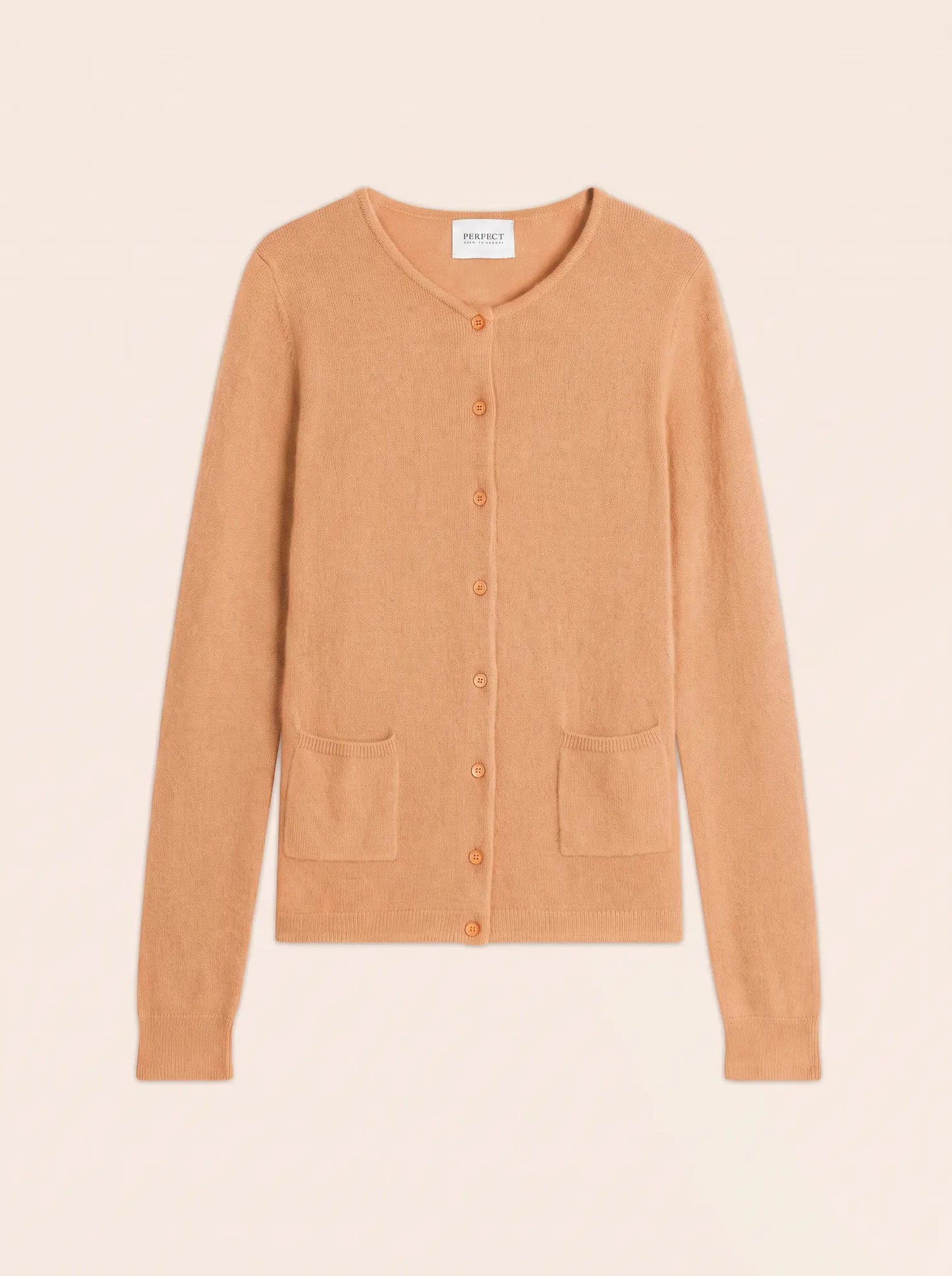 AMY cardigan crew neck sahara