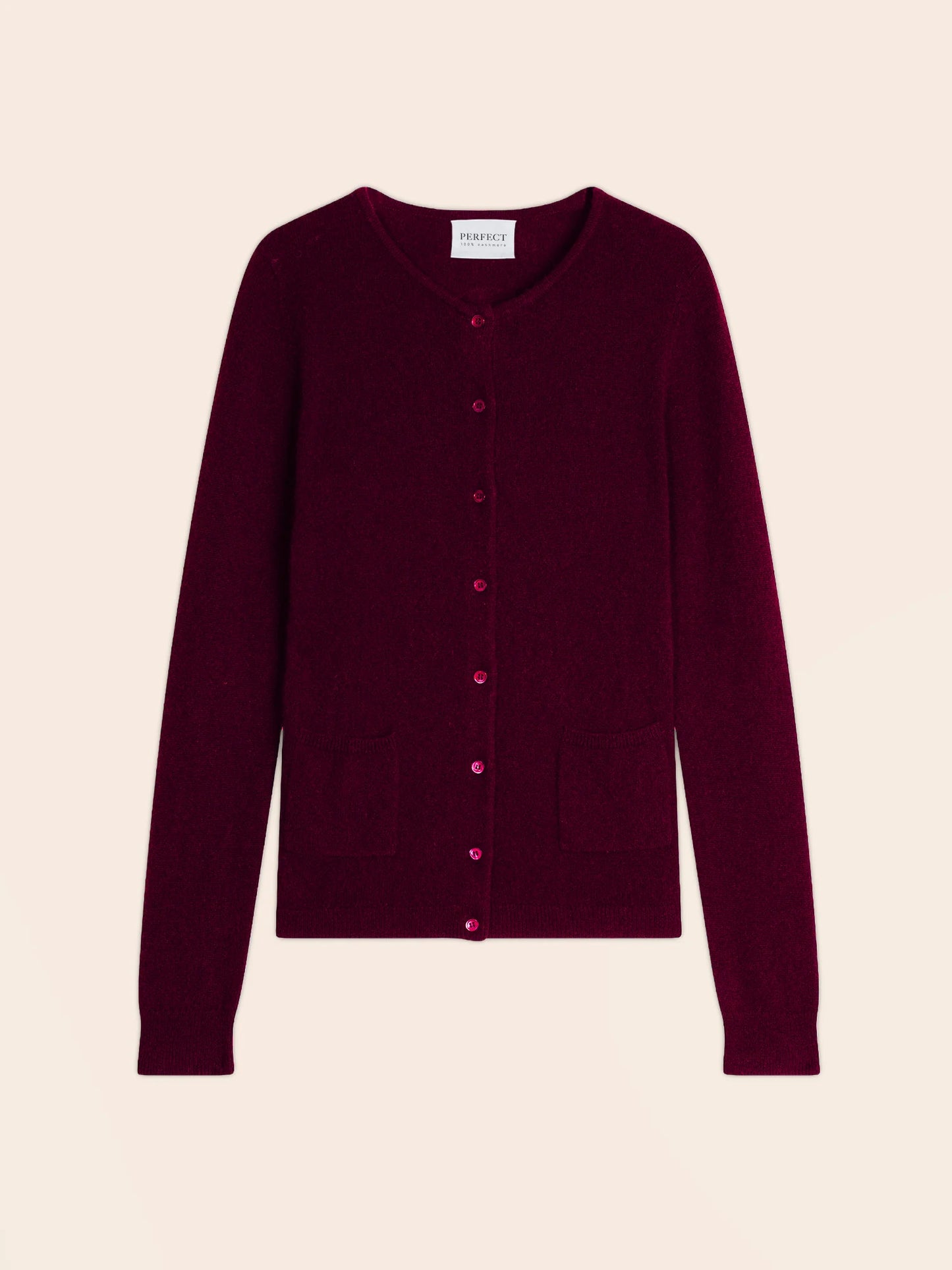 AMY cardigan crew neck blackberry