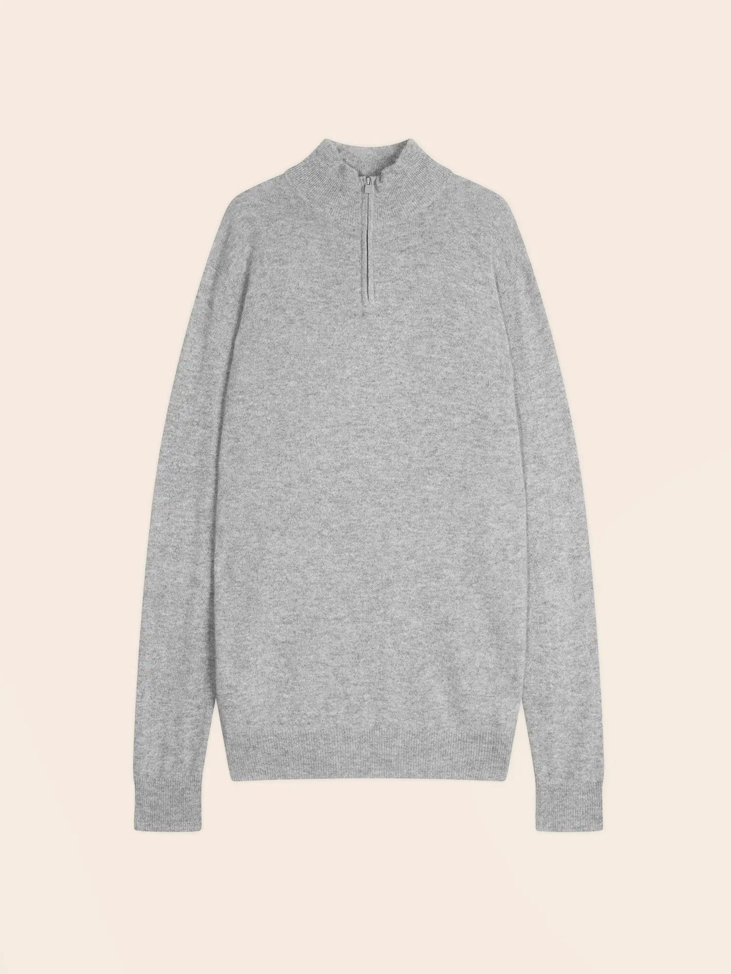 GREG sweater cuffed beanie heather cloud