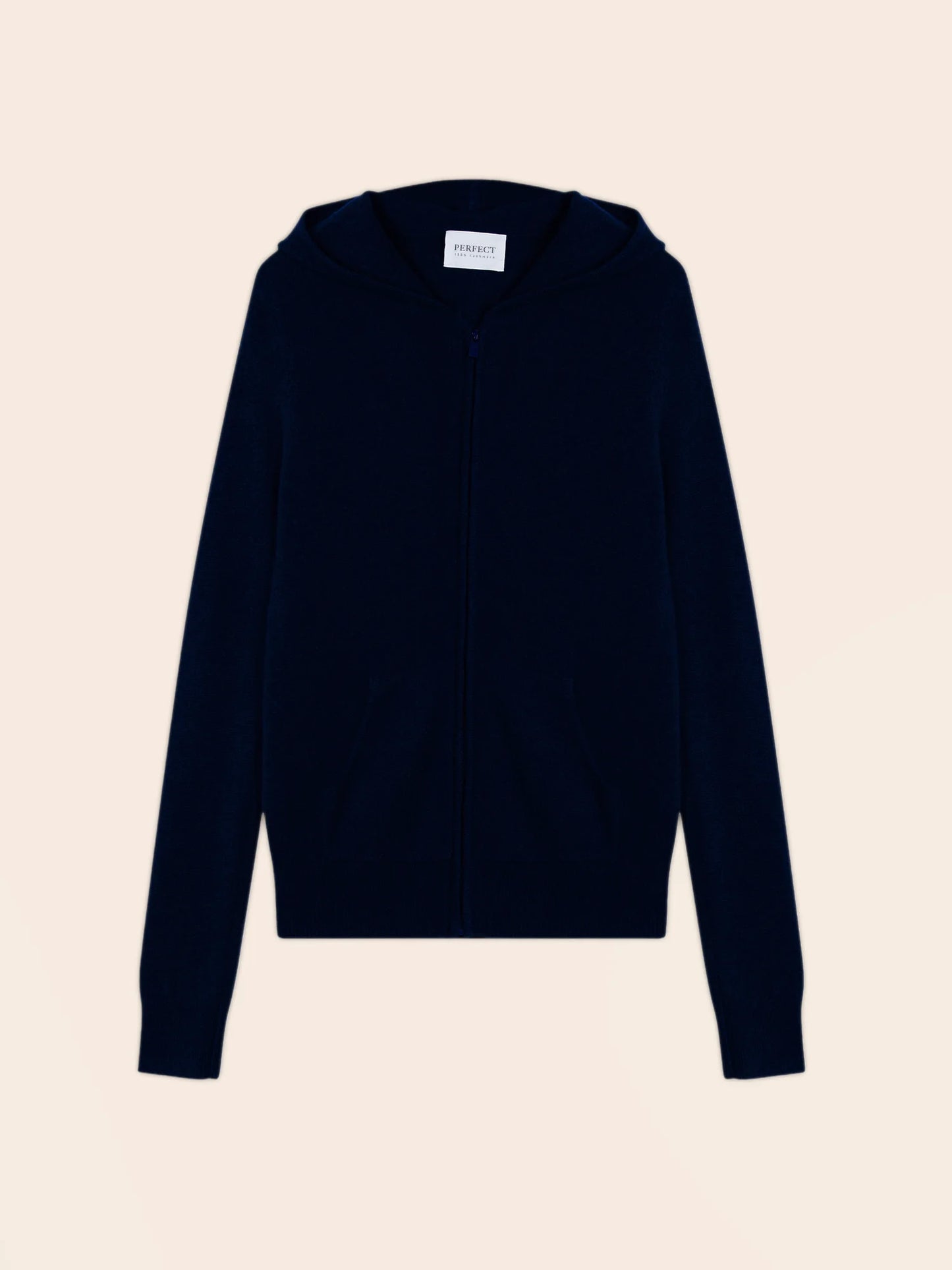 EMMA vest zipped hooded navy