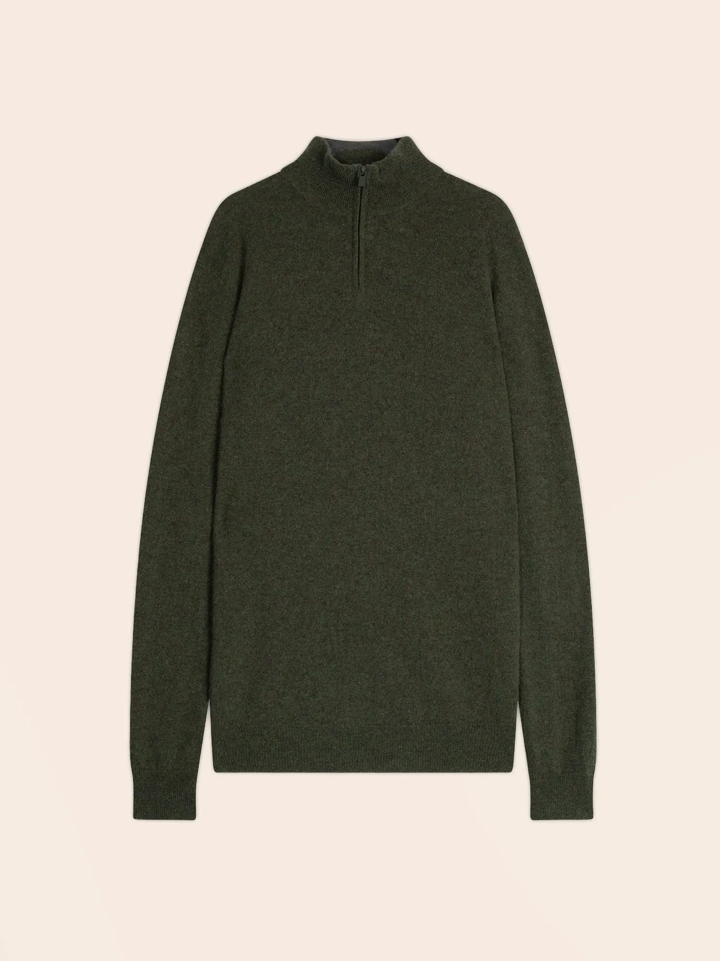 GREG sweater cuffed beanie heather khaki