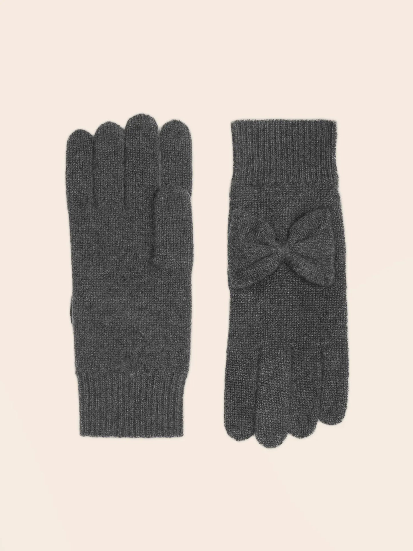 LUSS gloves 4 ply heather charcoal