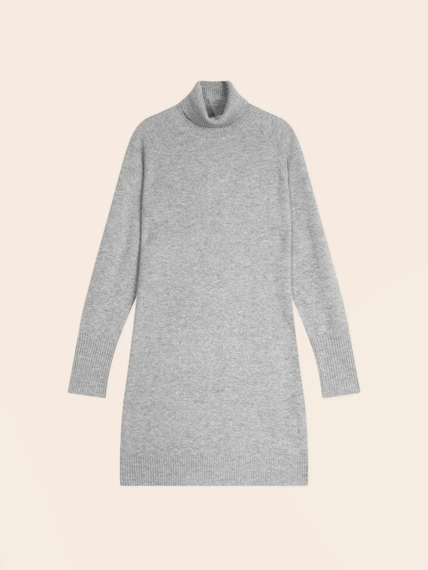 AMANDA dress turtleneck heather cloud