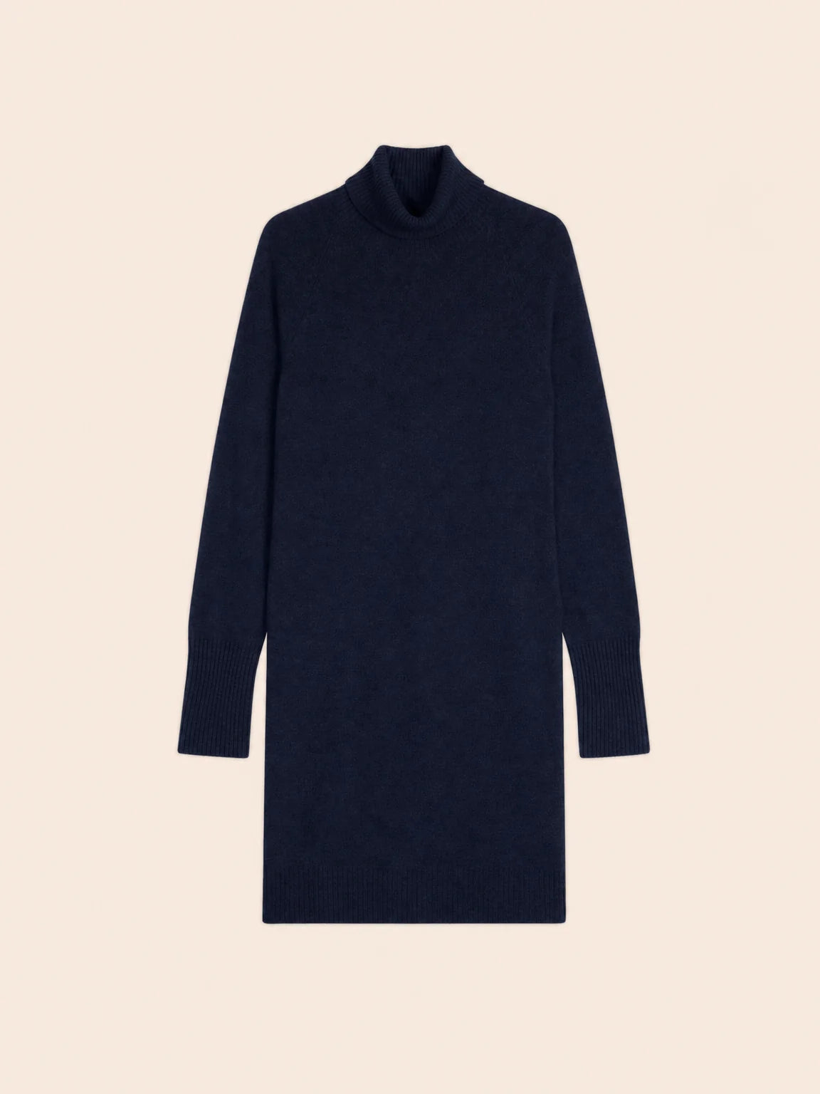 AMANDA dress turtleneck navy