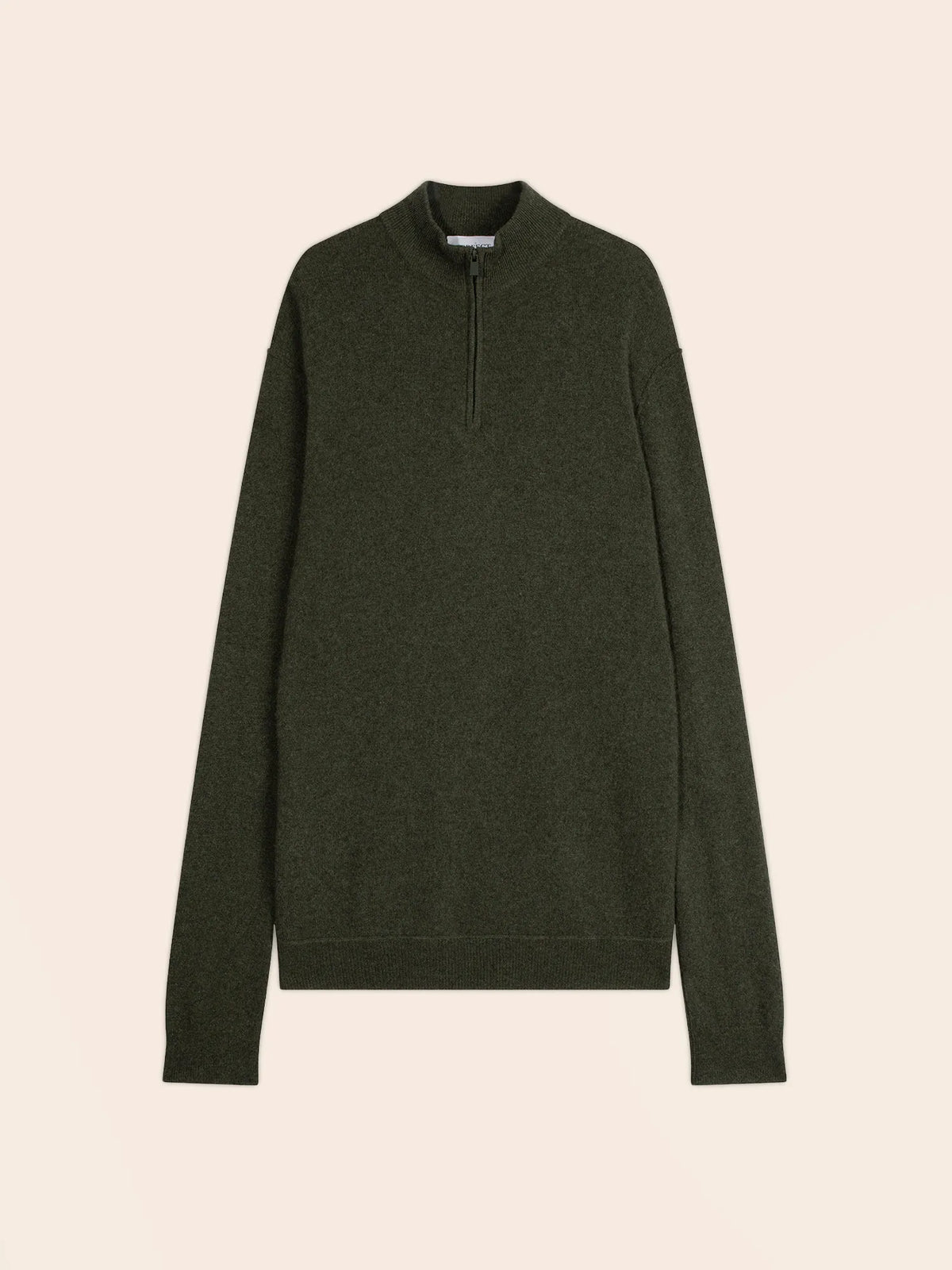 LUCAS pullover dockermütze khaki meliert