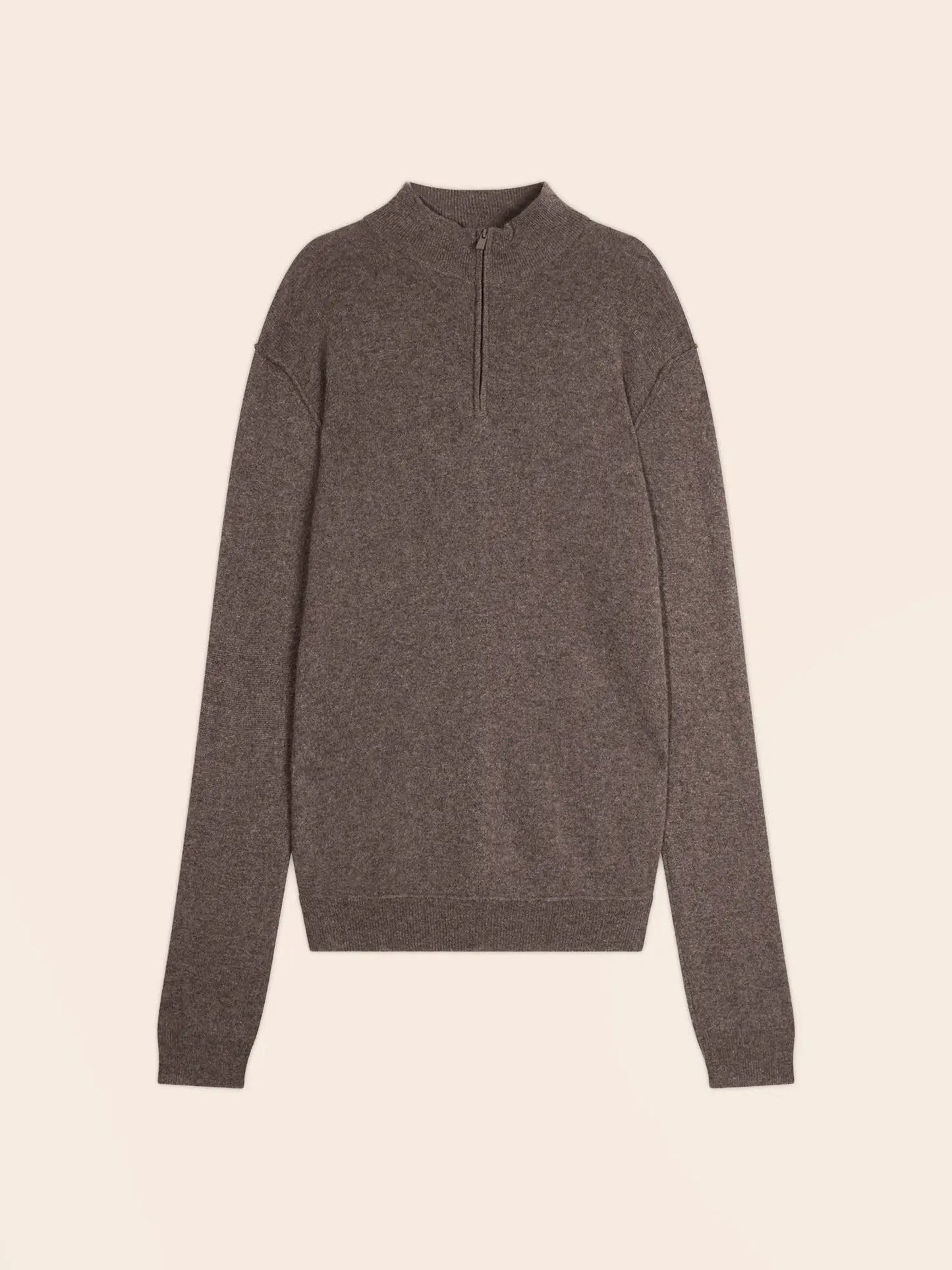 LUCAS pull camionneur taupe chiné