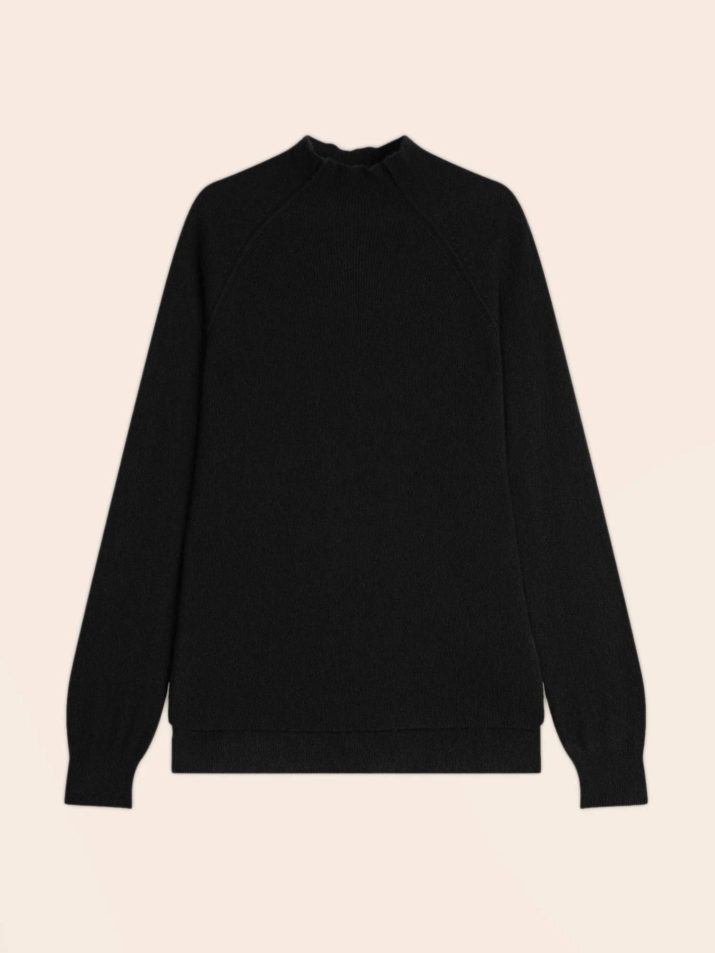 MOLLAYRA sweater mock neck black
