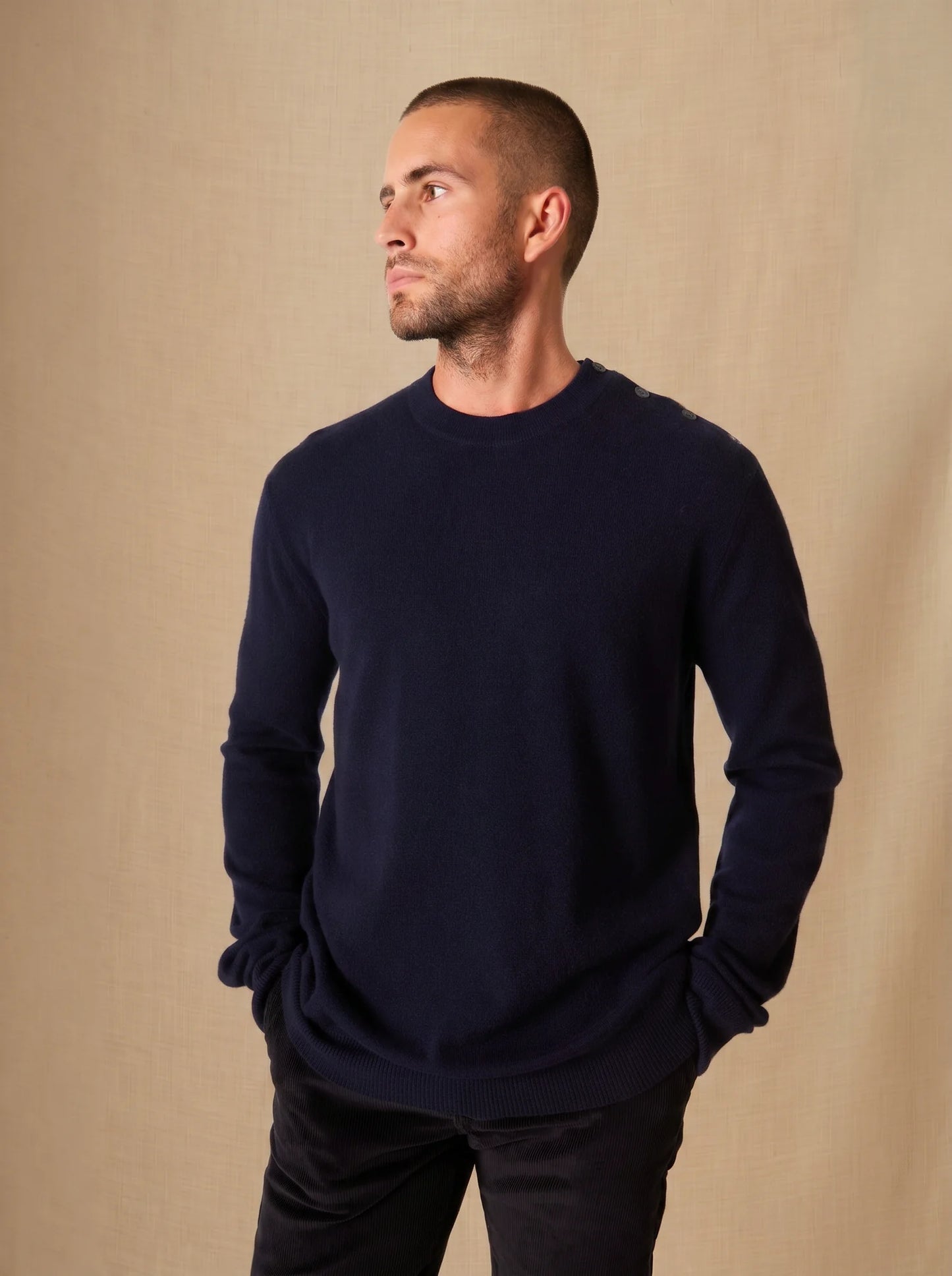 GABRIEL pullover rundhalsausschnitt marine marineblau