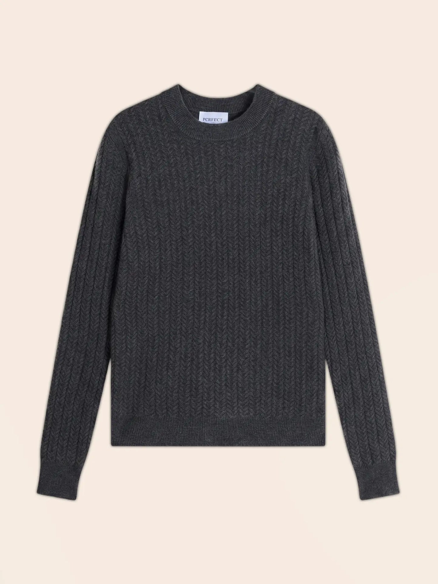 MAELLE sweater crew neck heather charcoal