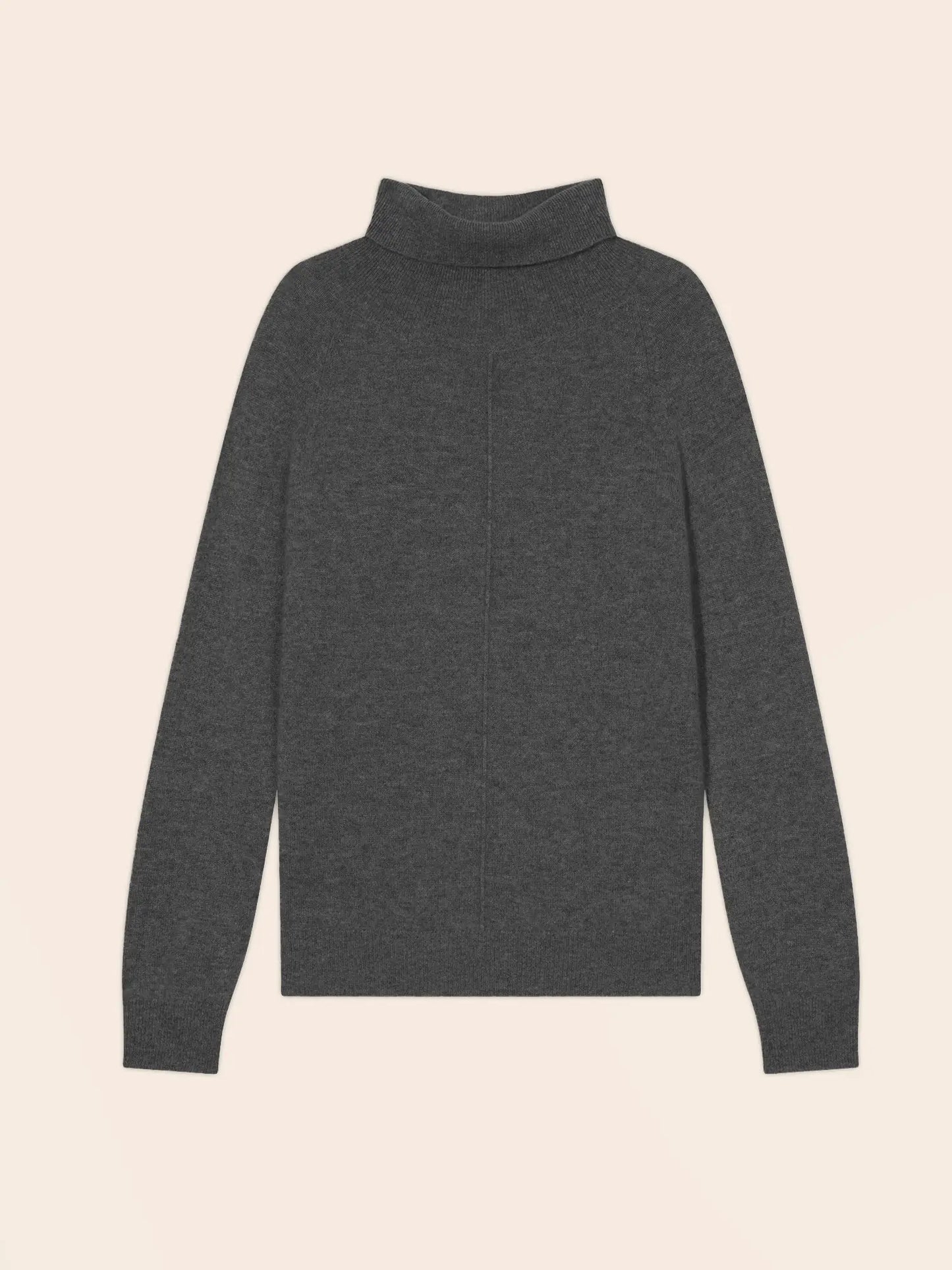 CARRICK sweater turtleneck heather charcoal