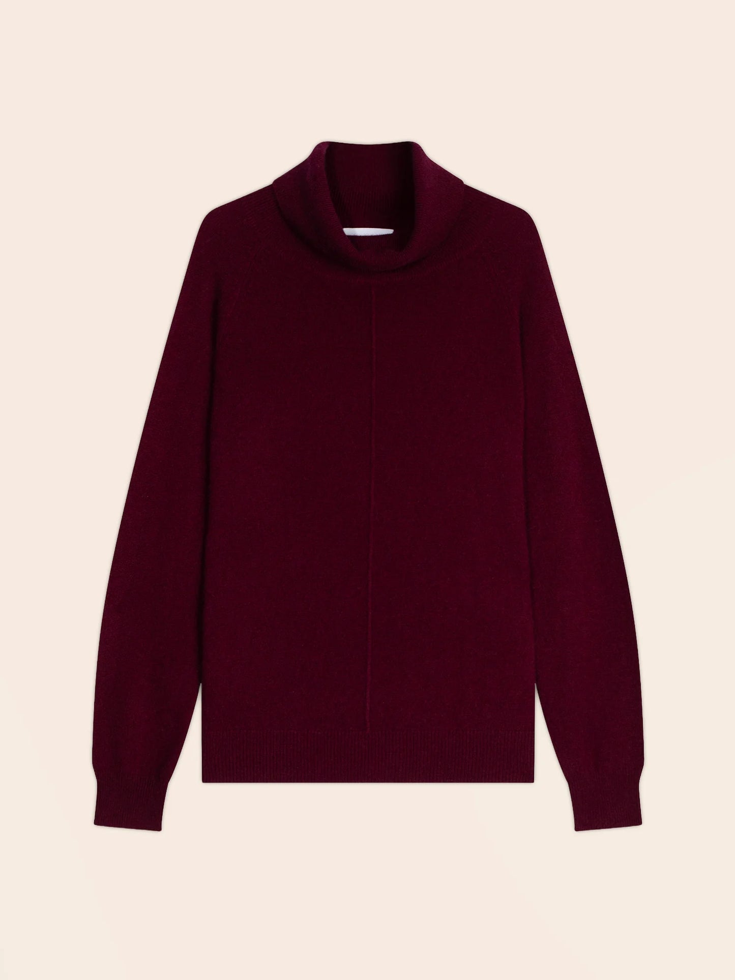 CARRICK sweater turtleneck burgundy