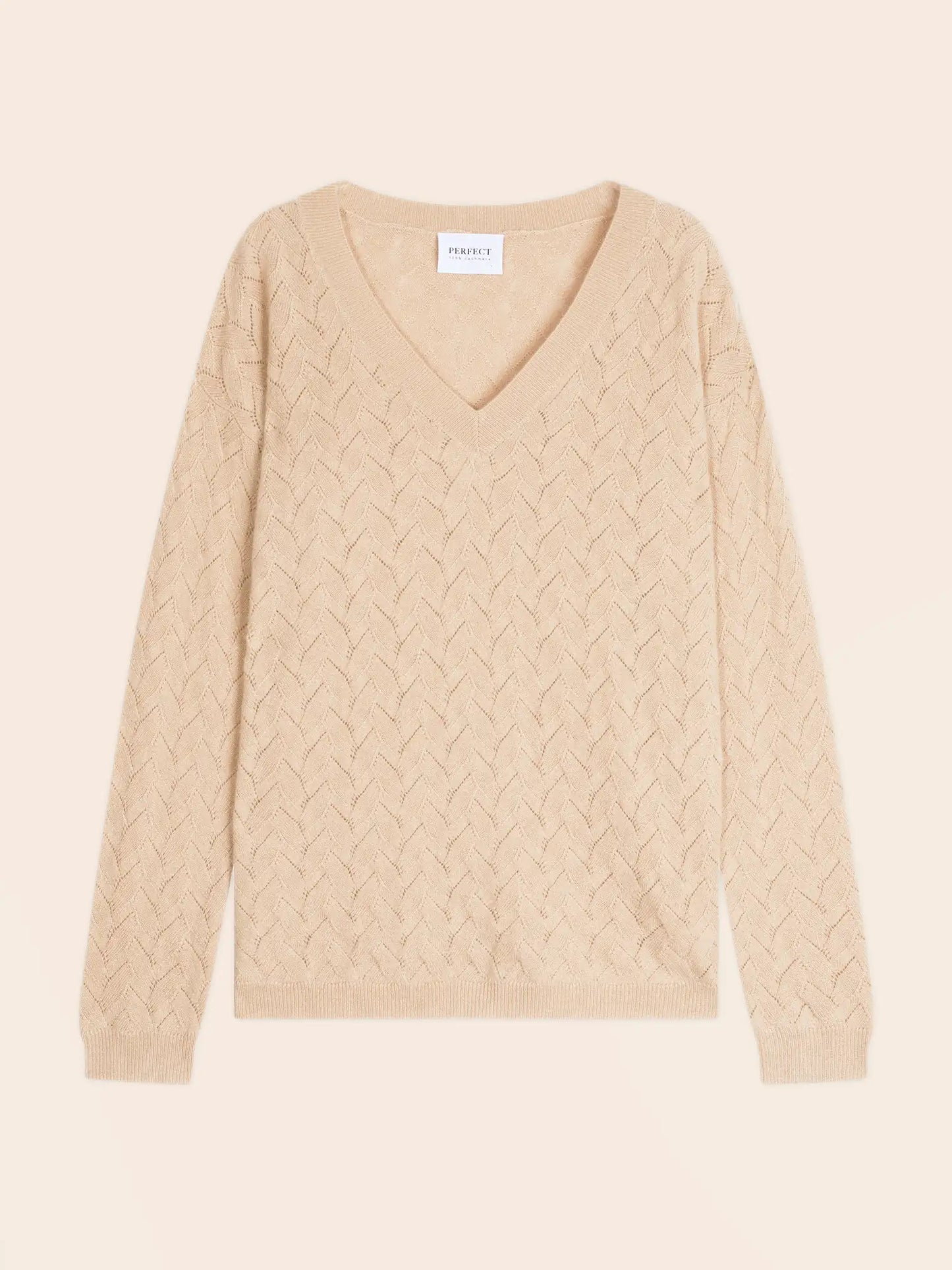 MADISON pullover v-ausschnitt sand