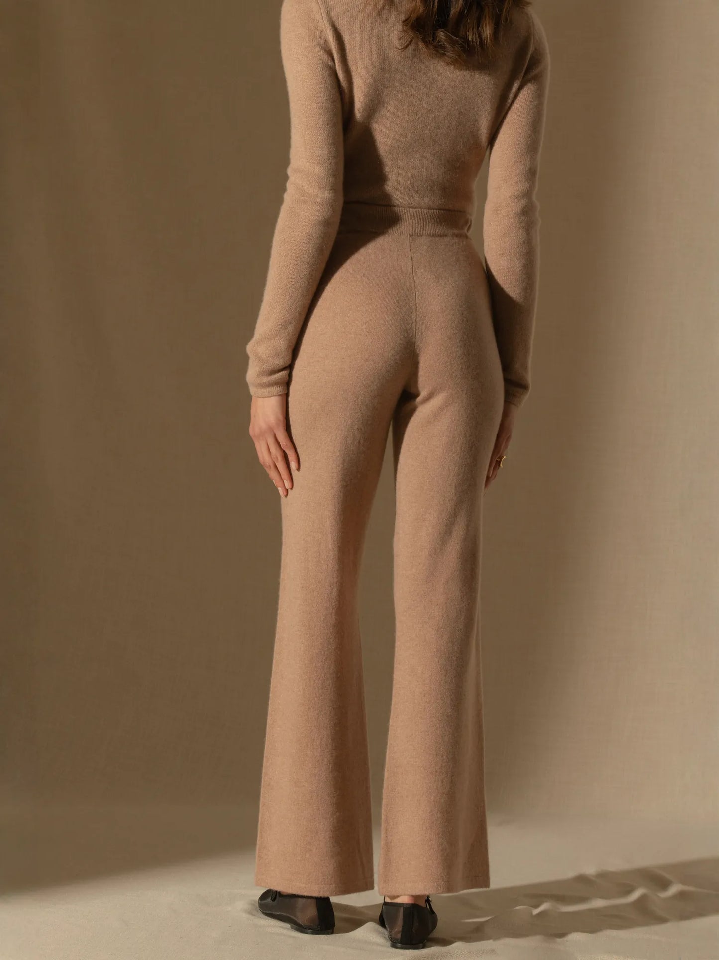 ELOA trousers large heather camel