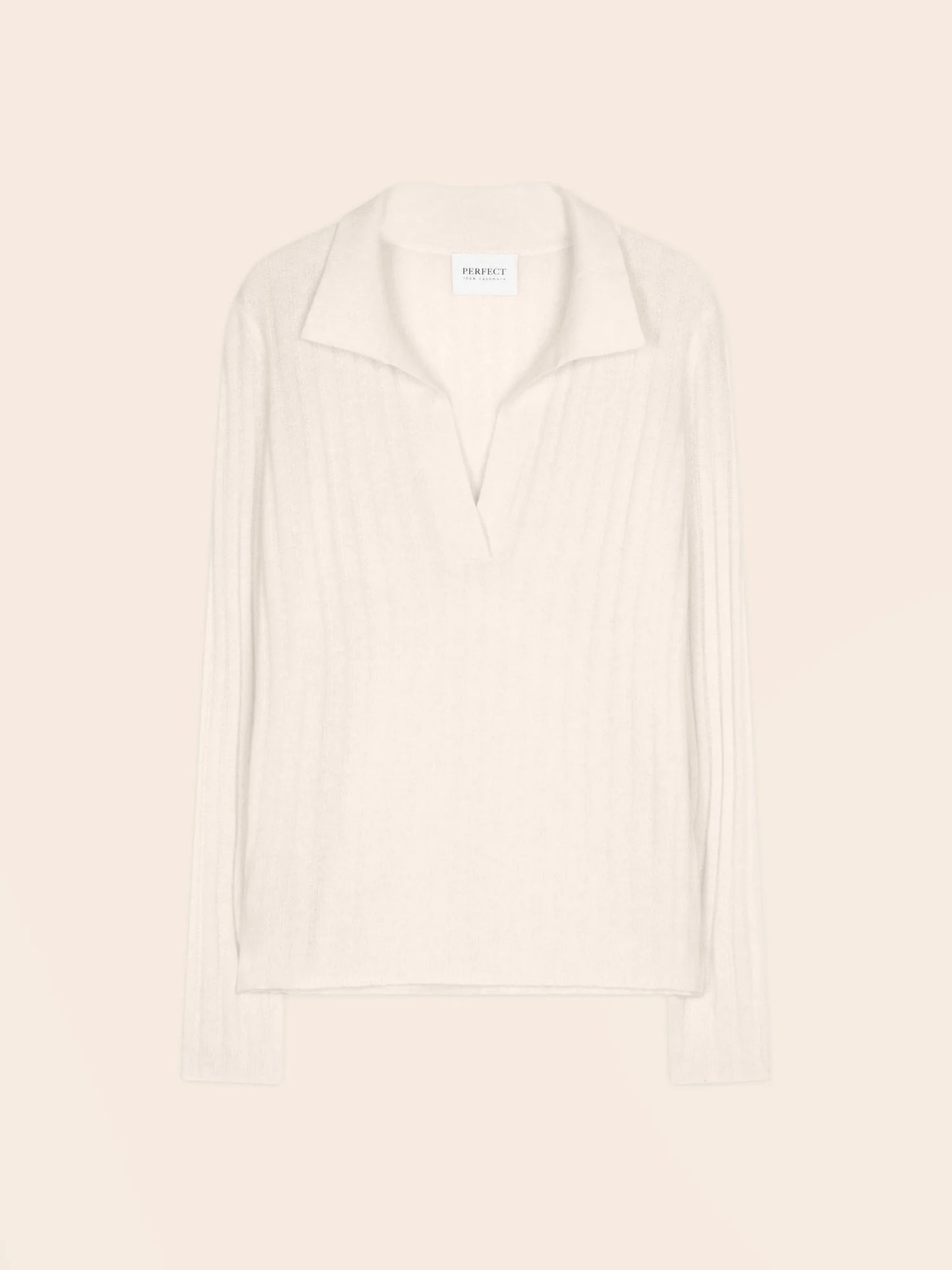 SKAMAR sweater polo collar open snow
