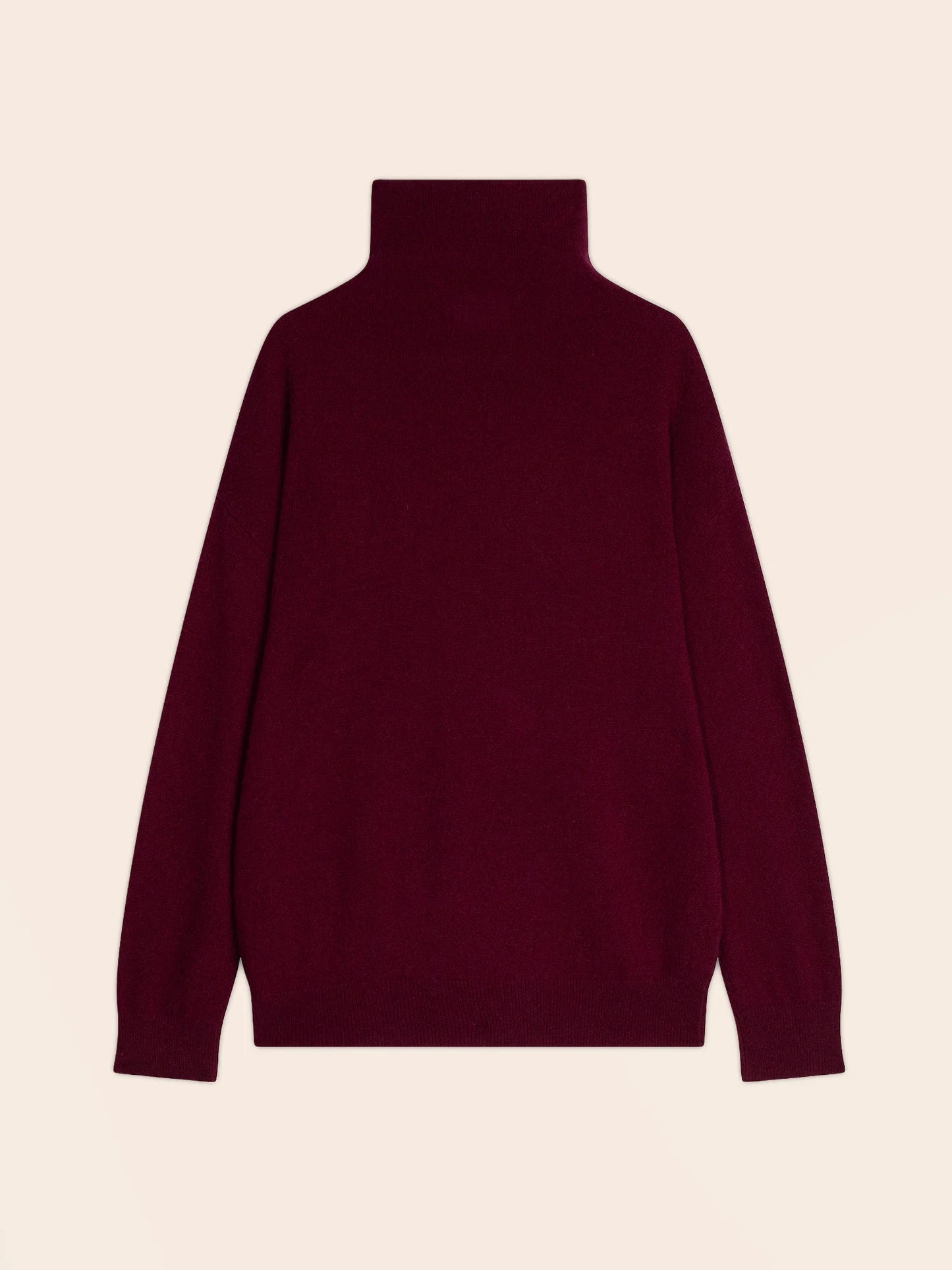 NETHAN pullover stehkragen bordeaux