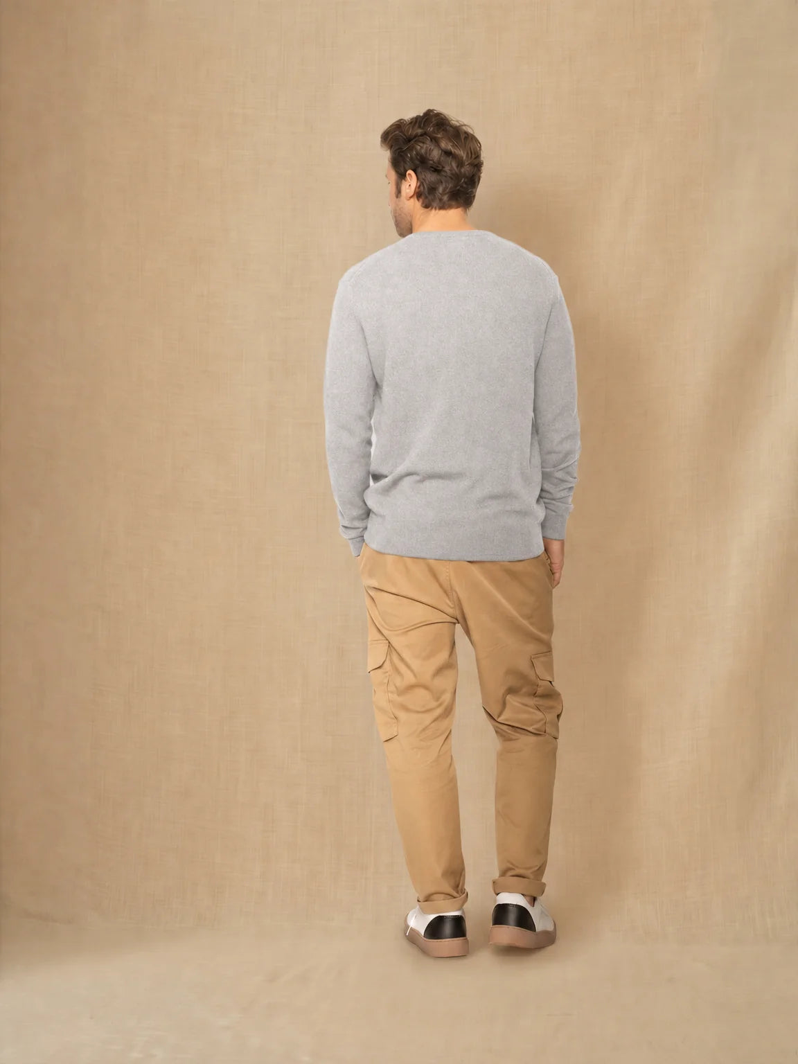 BLAKE sweater crew neck heather pearl grey