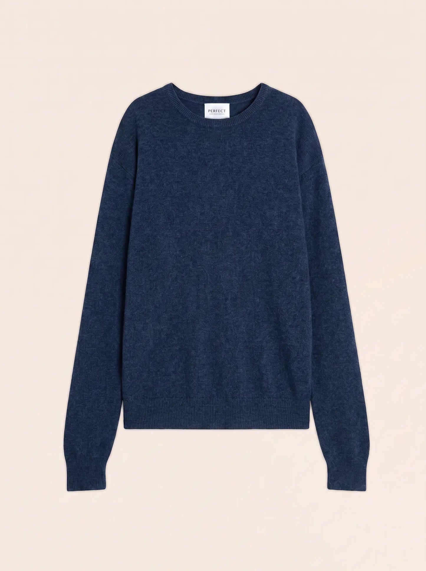 BLAKE pullover rundhalsausschnitt océan meliert