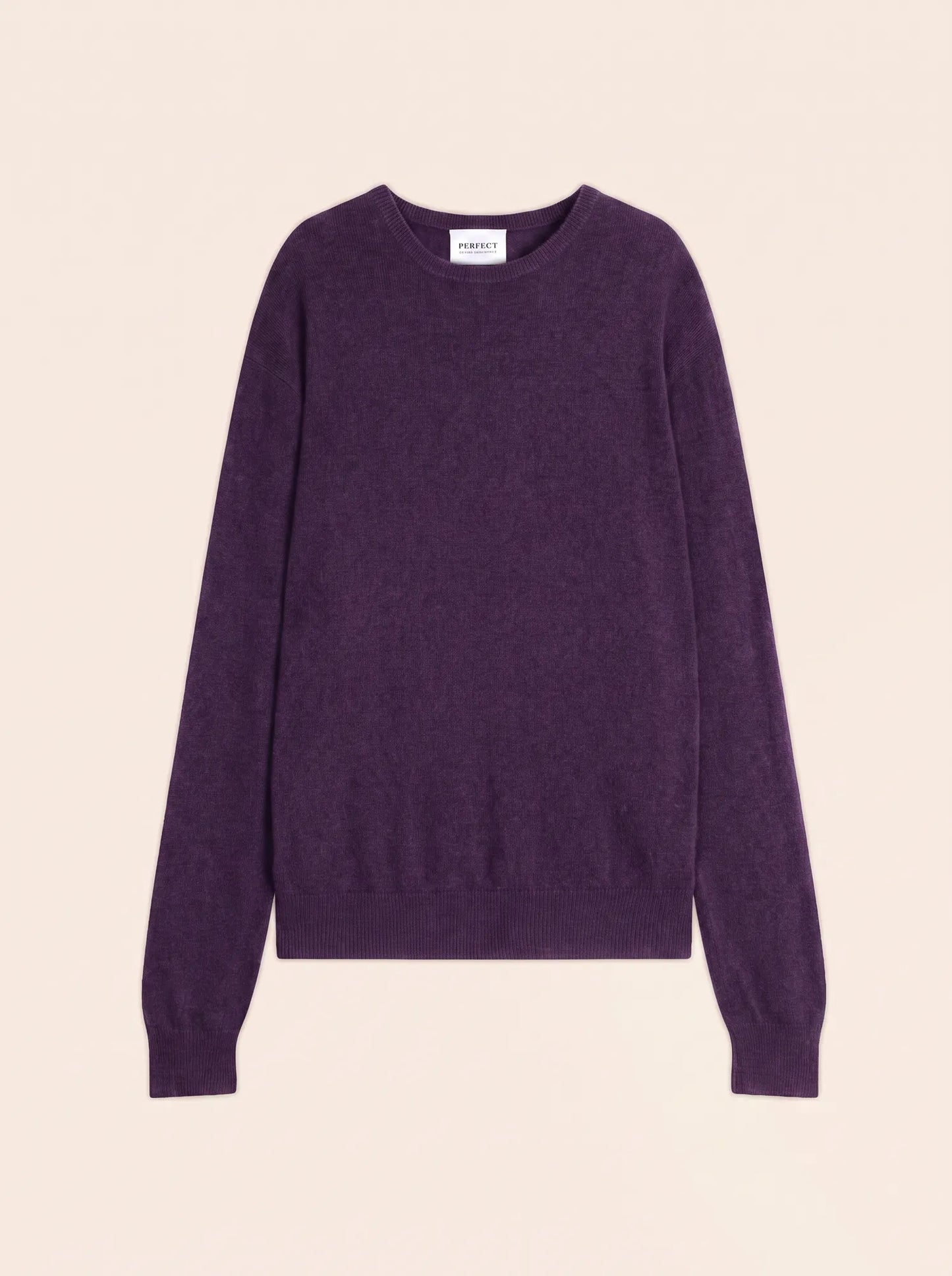 BLAKE pullover rundhalsausschnitt violett meliert