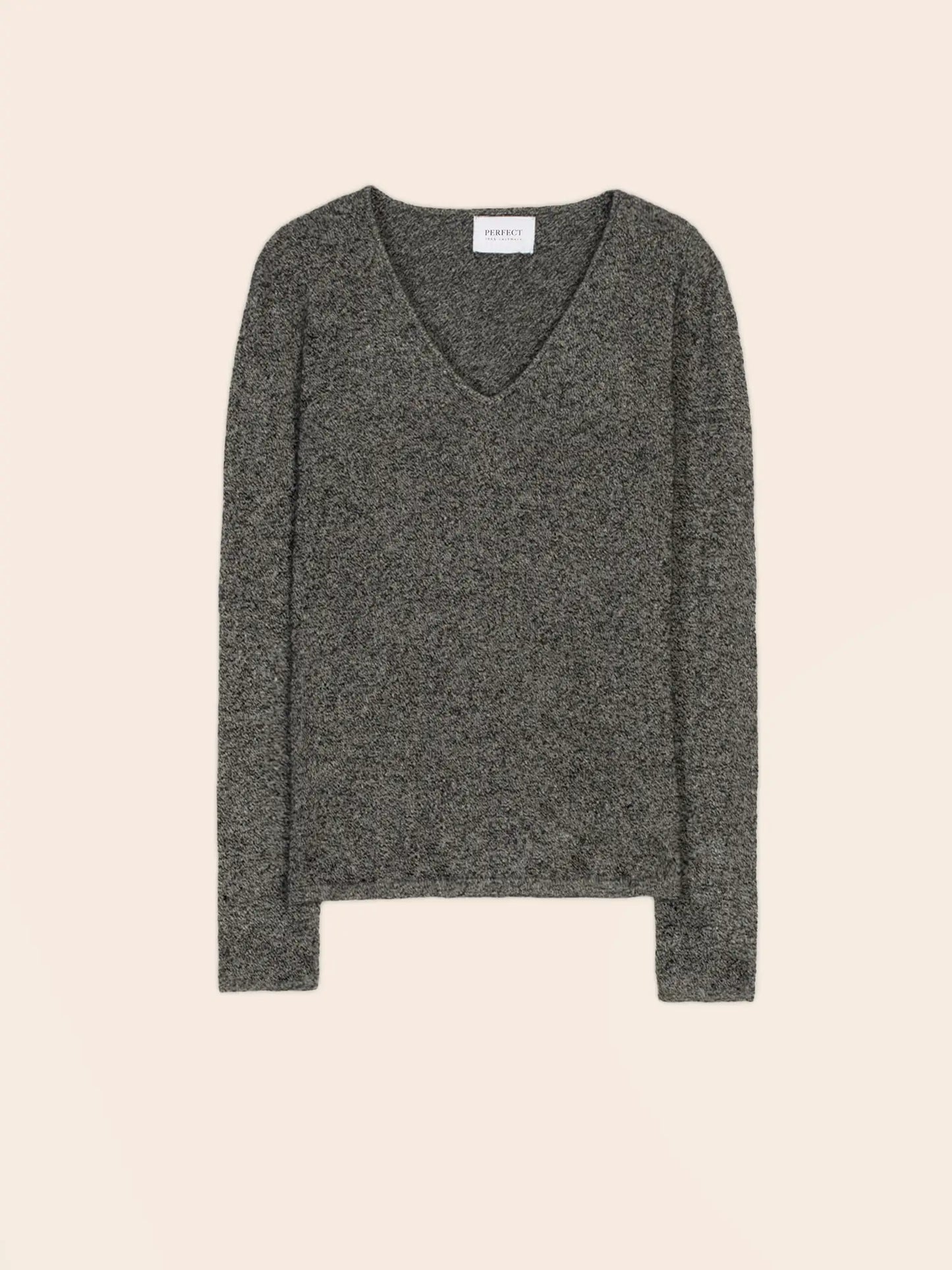 SHANNON sweater v-neck black and white