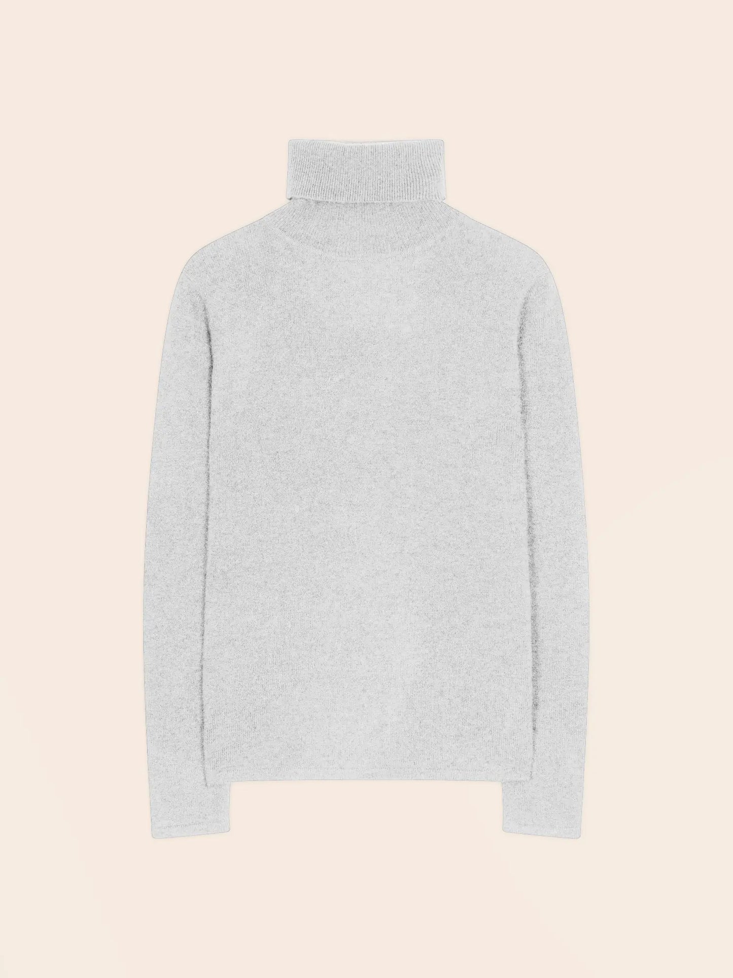 ASHLEY sweater turtleneck heather pearl grey