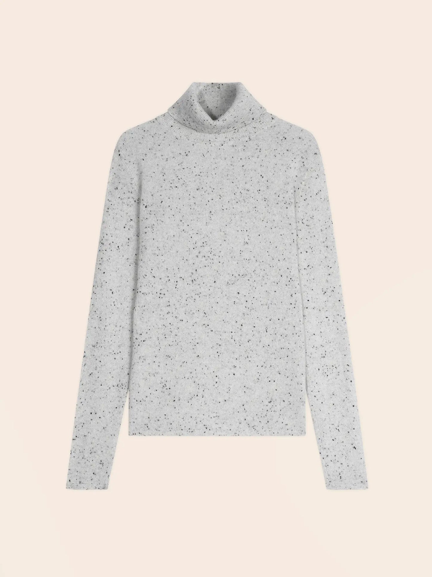 ASHLEY sweater turtleneck grey and black