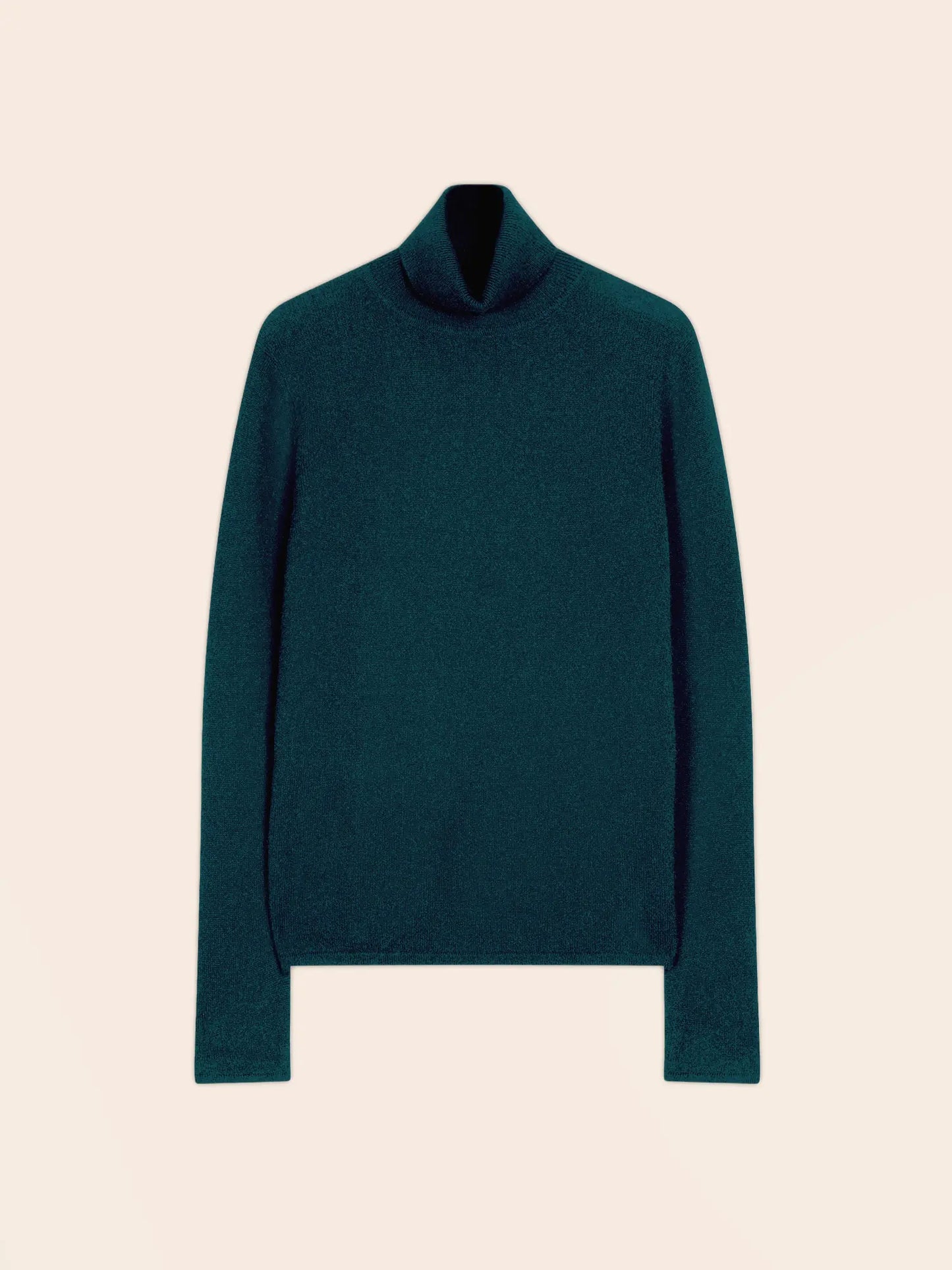 ASHLEY sweater turtleneck teal green