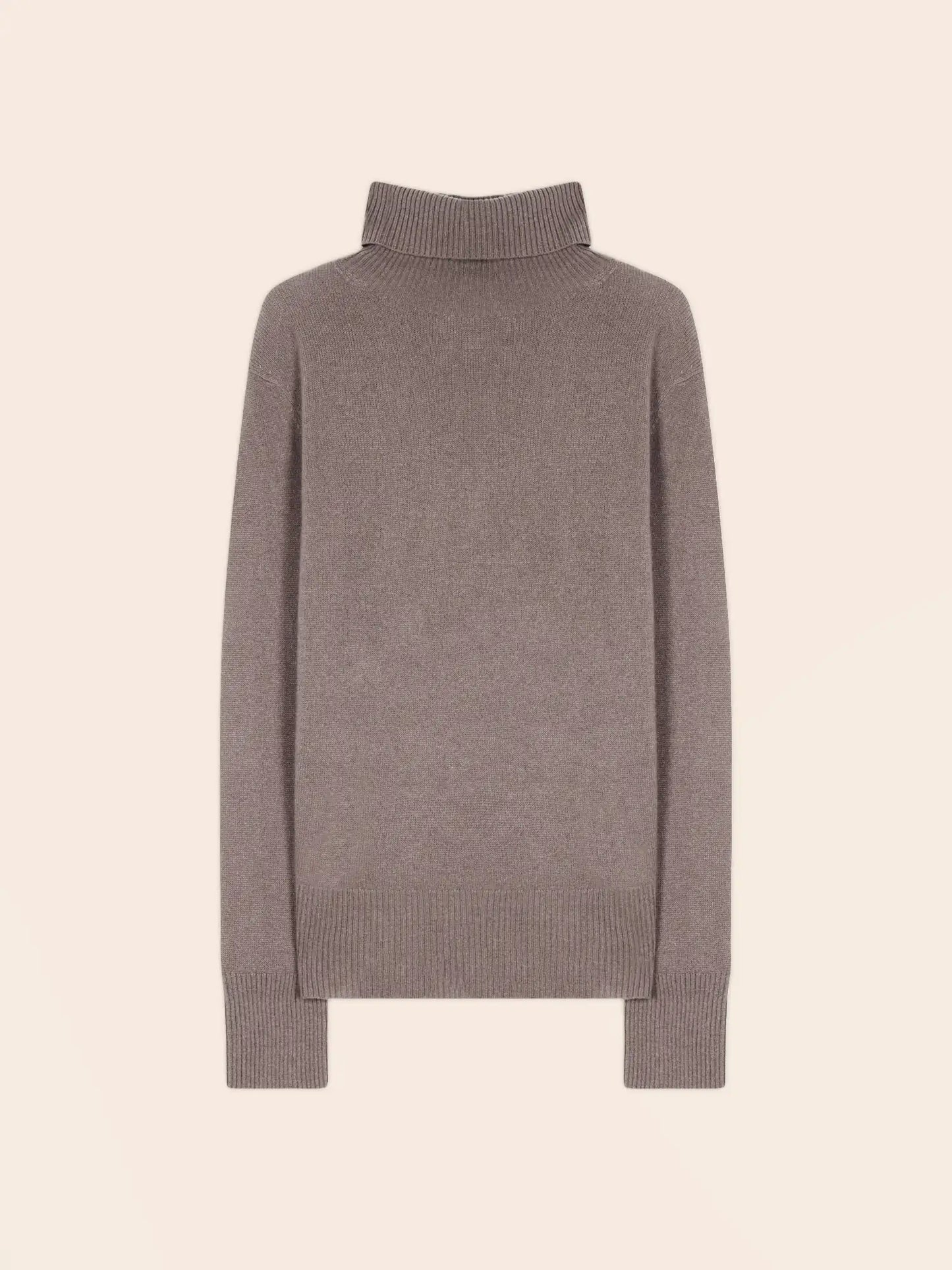 CAM sweater turtleneck heather caribou