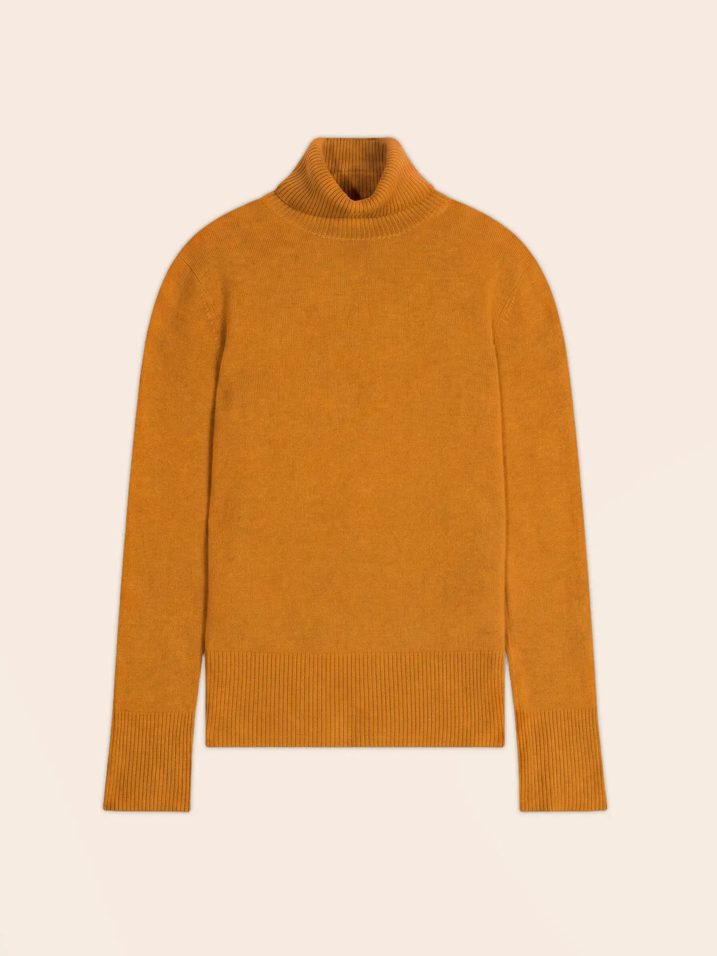 CAM sweater turtleneck ochre