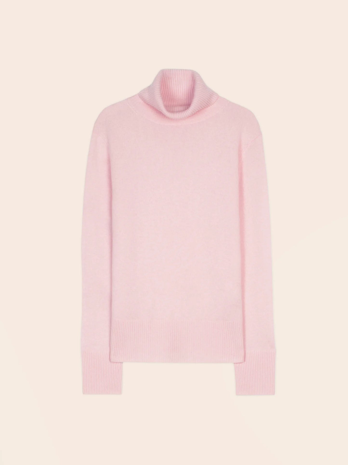 CAM sweater turtleneck powder pink
