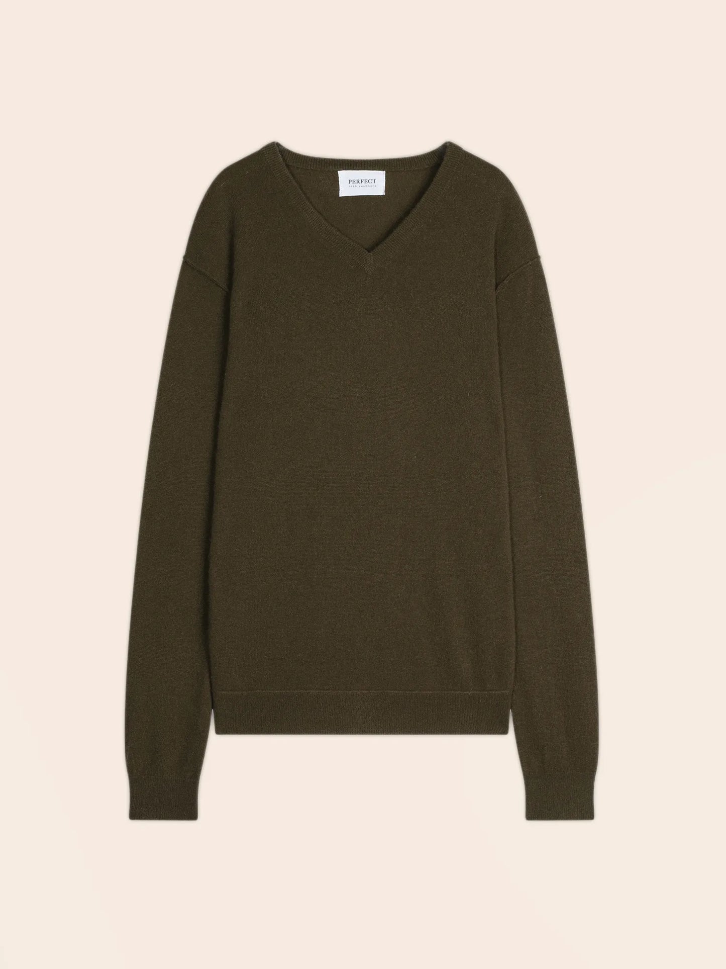 LORENZO pullover v-ausschnitt châtain