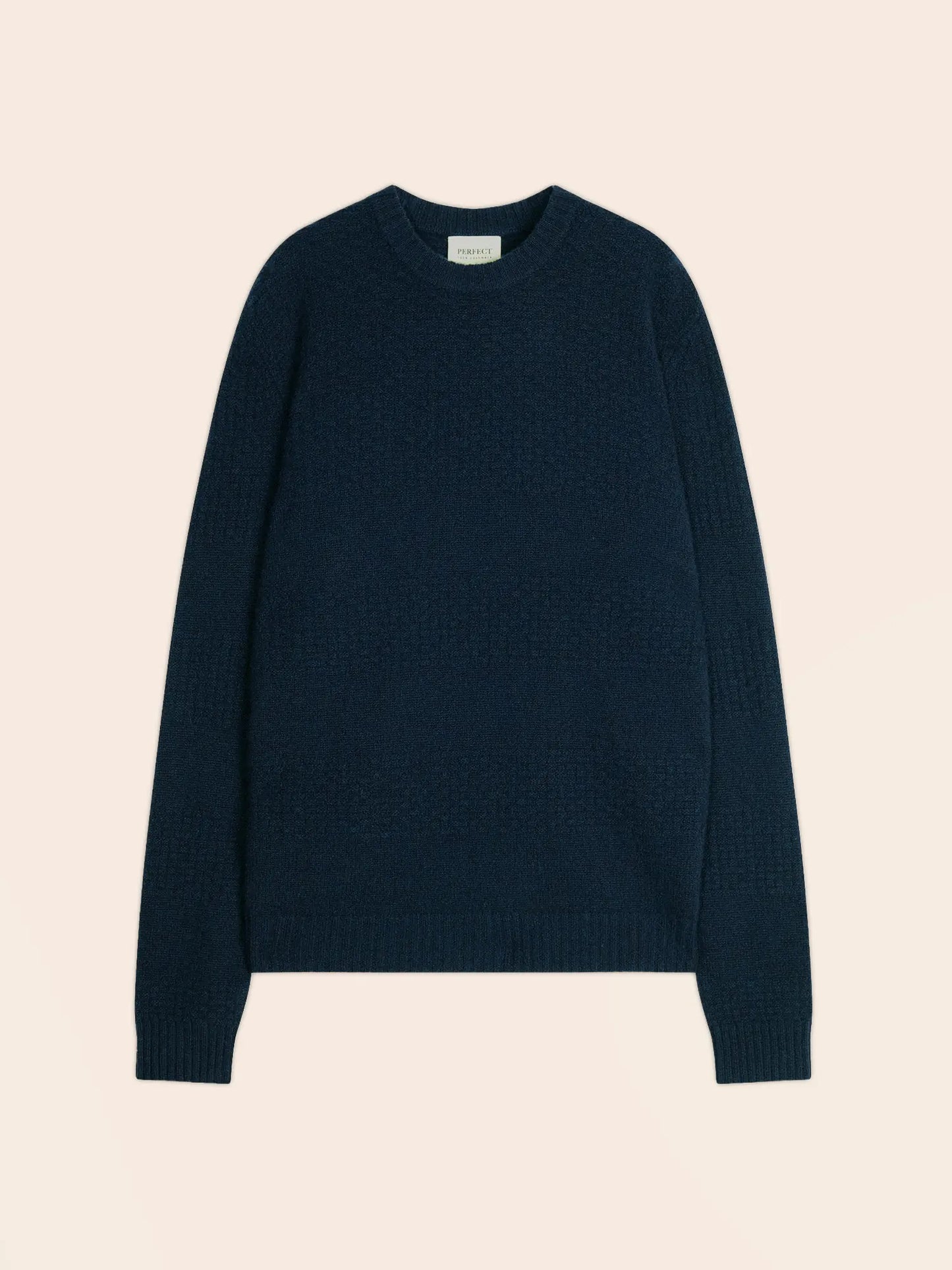 AIDAN sweater crew neck 4 ply petrol blue