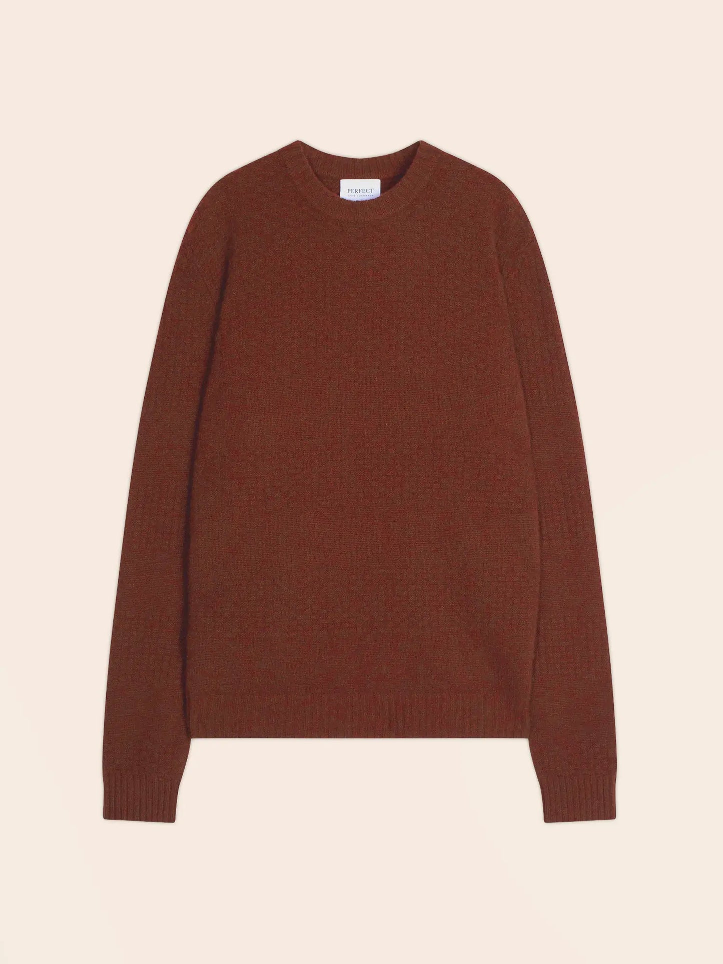 AIDAN sweater crew neck 4 ply squirrel