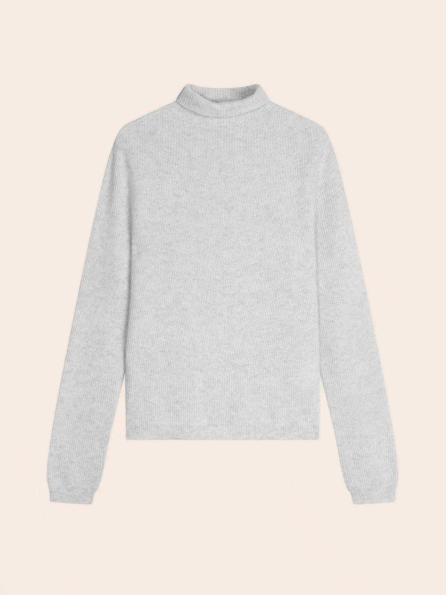 RUBY pullover stehkragen perlgrau meliert