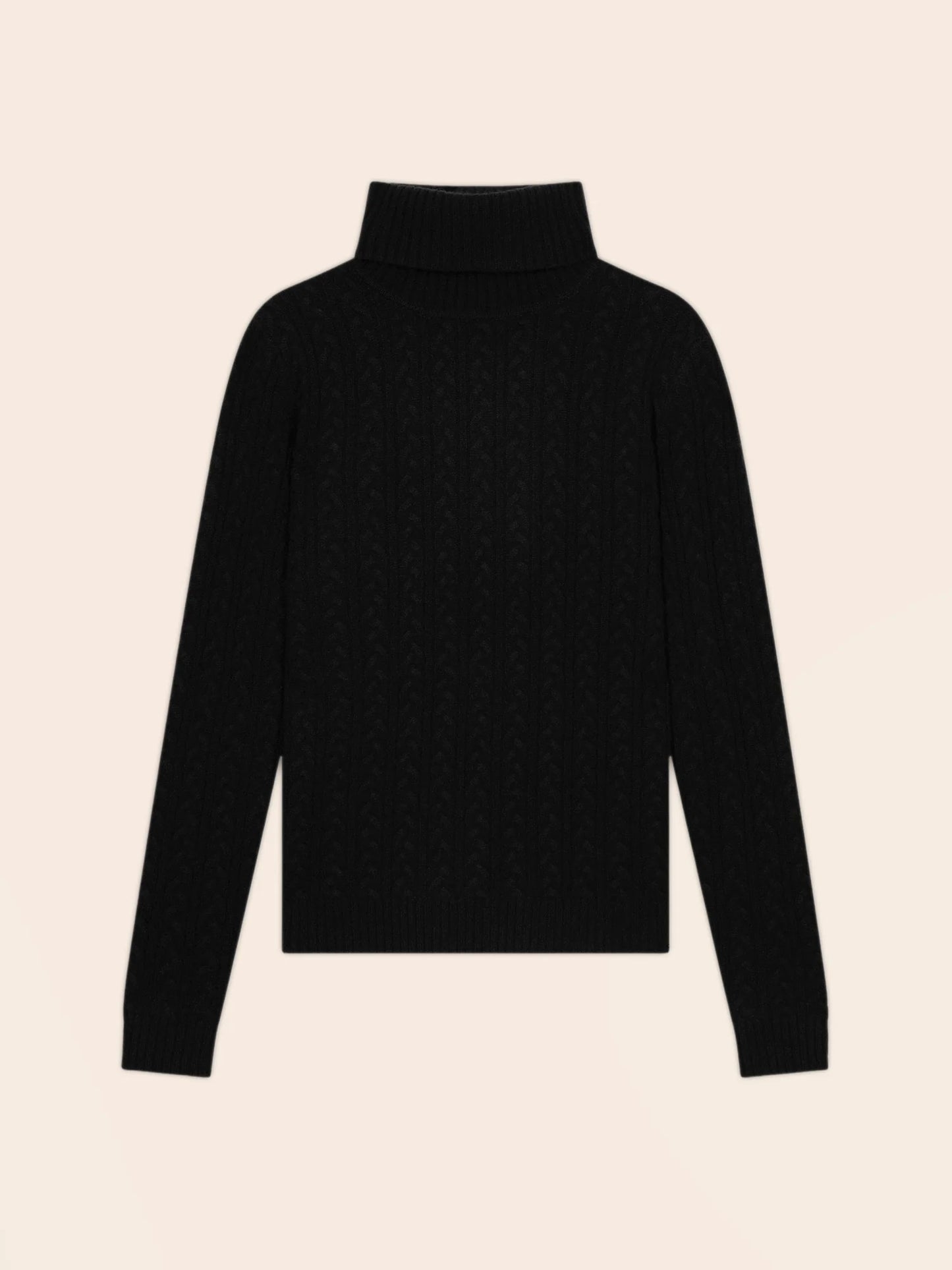 AMELIA sweater turtleneck 4 ply black