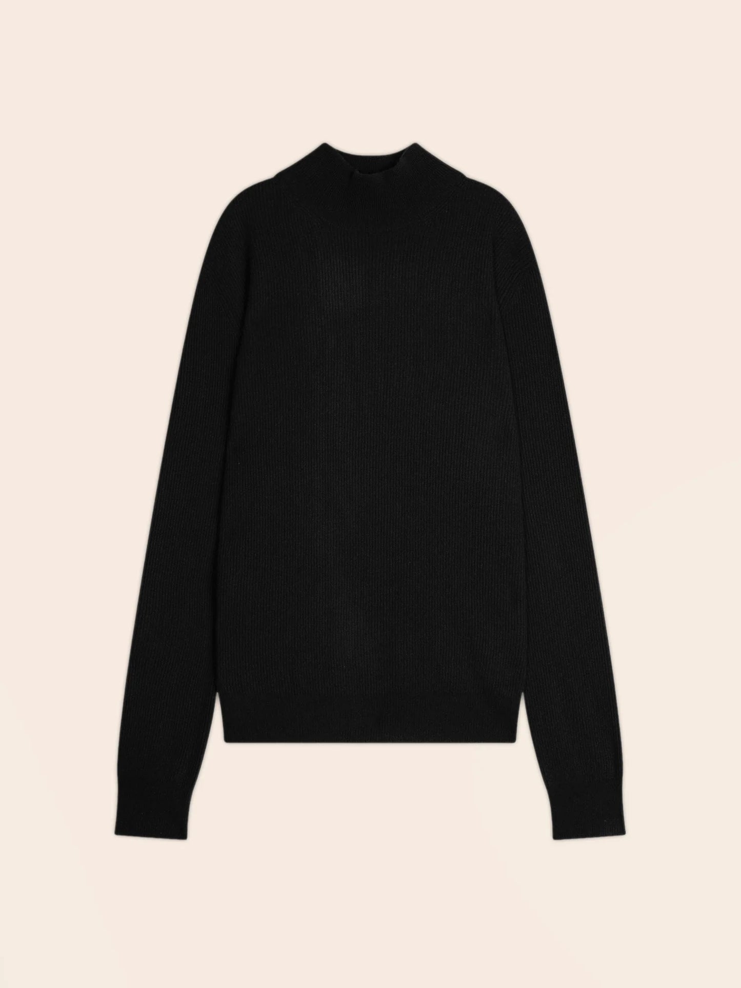 CAPRI pullover stehkragen schwarz